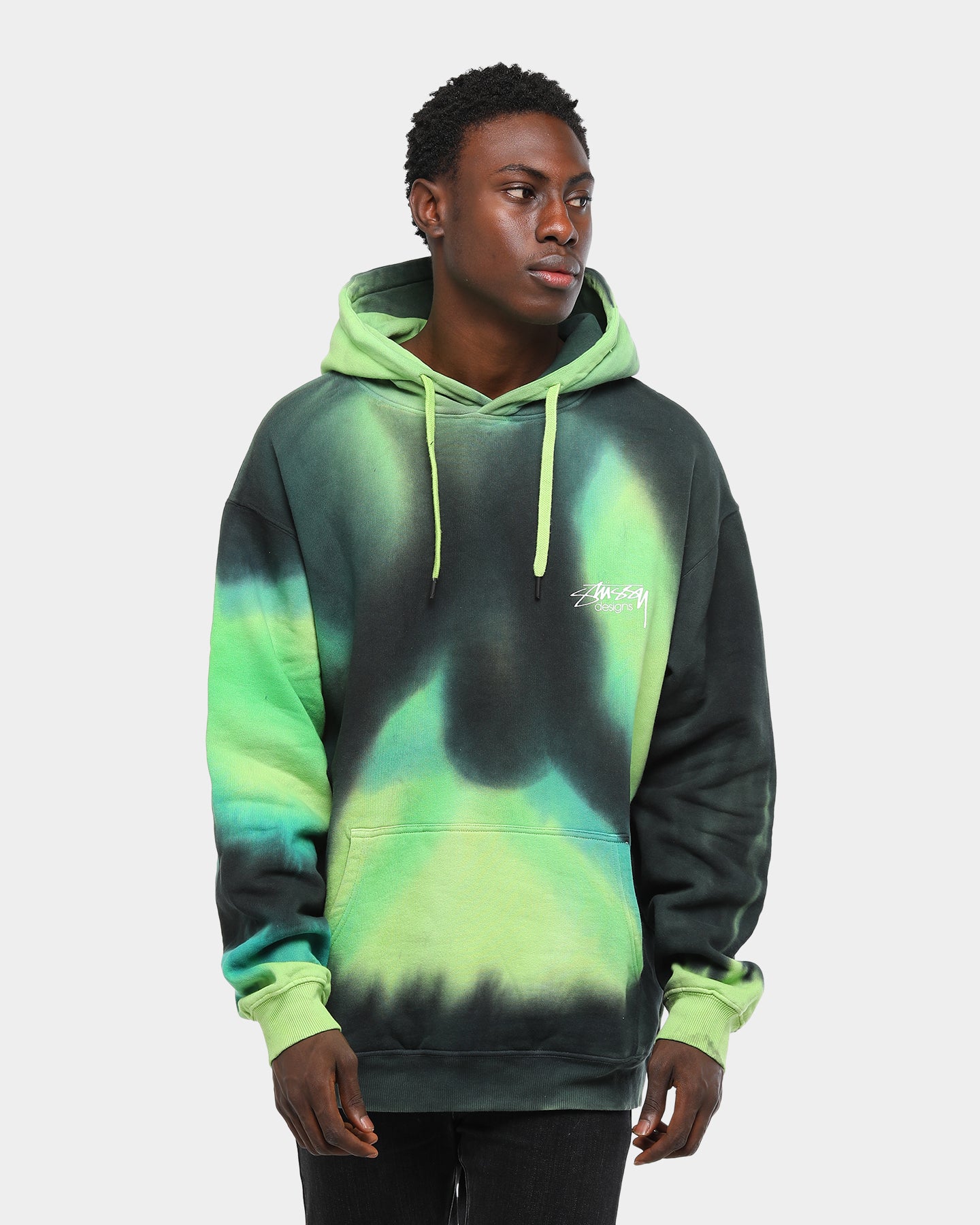stussy verna tie dye hoodie