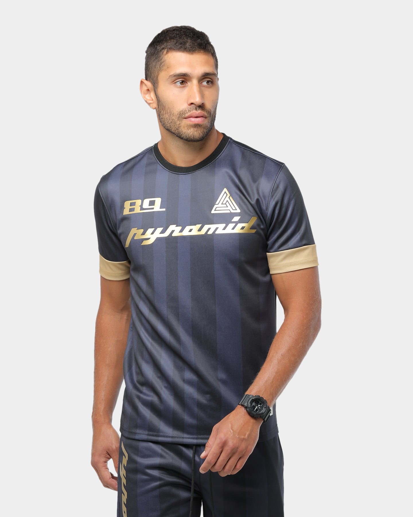 black and gold jersey soccer
