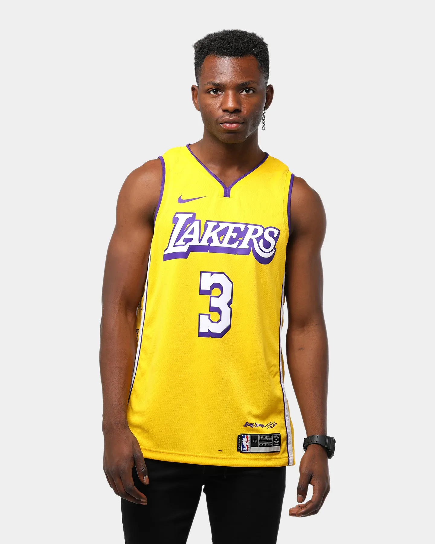 Nike Men S Los Angeles Lakers Anthony Davis 3 City Edition Swingman N Culture Kings