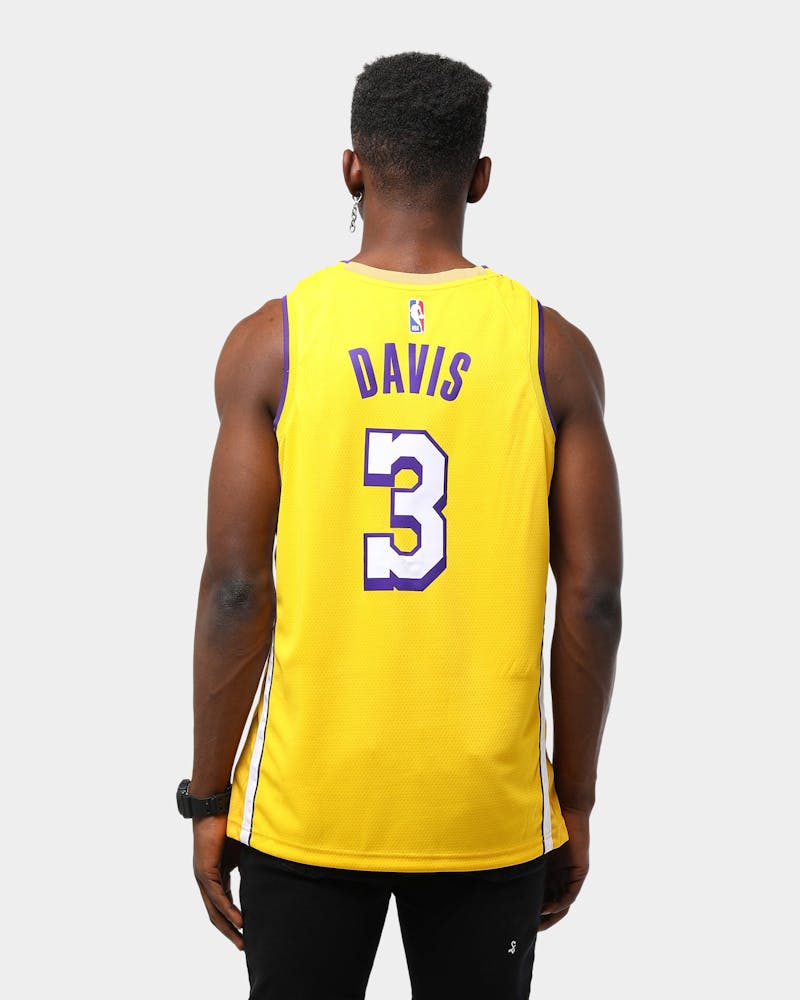 Nike Men S Los Angeles Lakers Anthony Davis 3 City Edition Swingman N Culture Kings