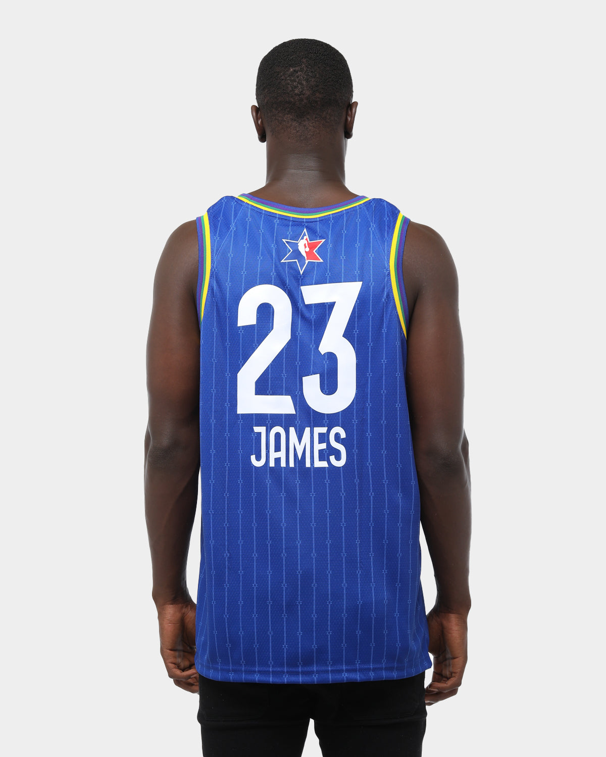 lebron james blue jersey