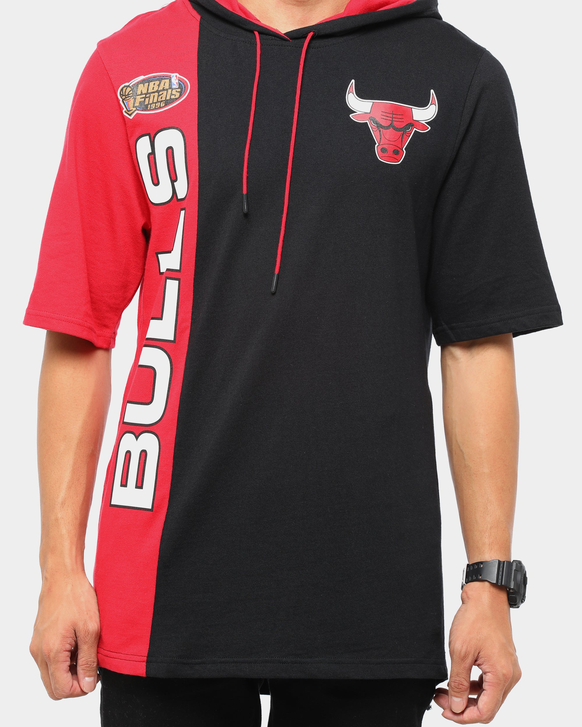 chicago bulls short sleeve hoodie