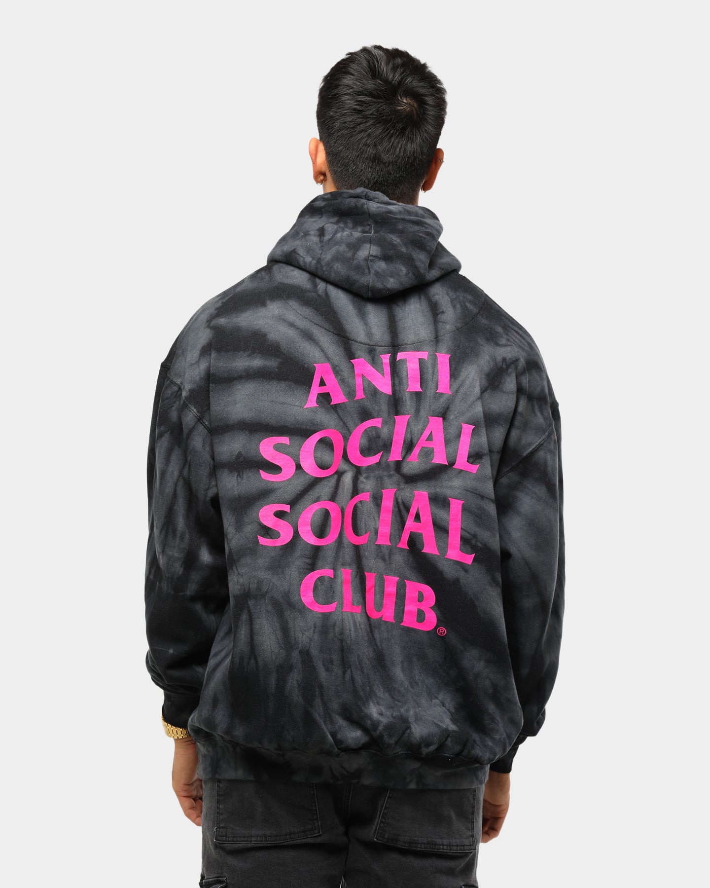 anti social social club thai dye hoodie