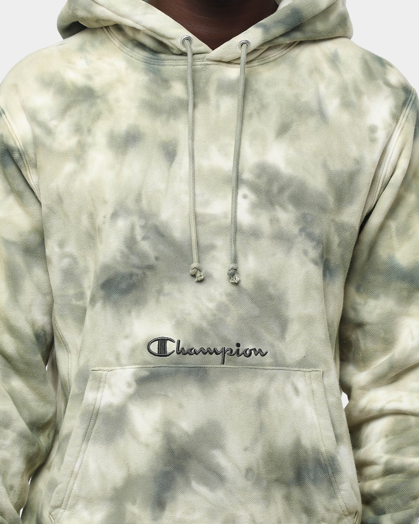 reverse weave cloud dye hoodie