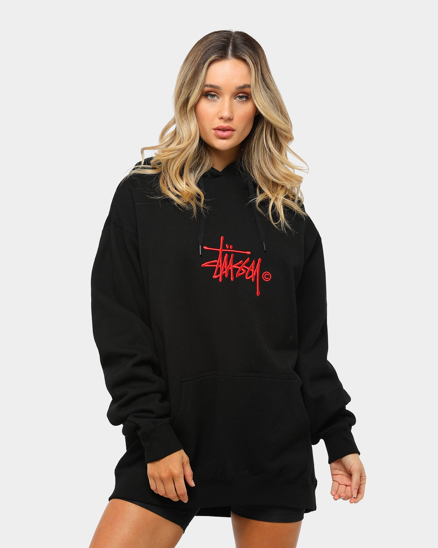 red stussy jumper