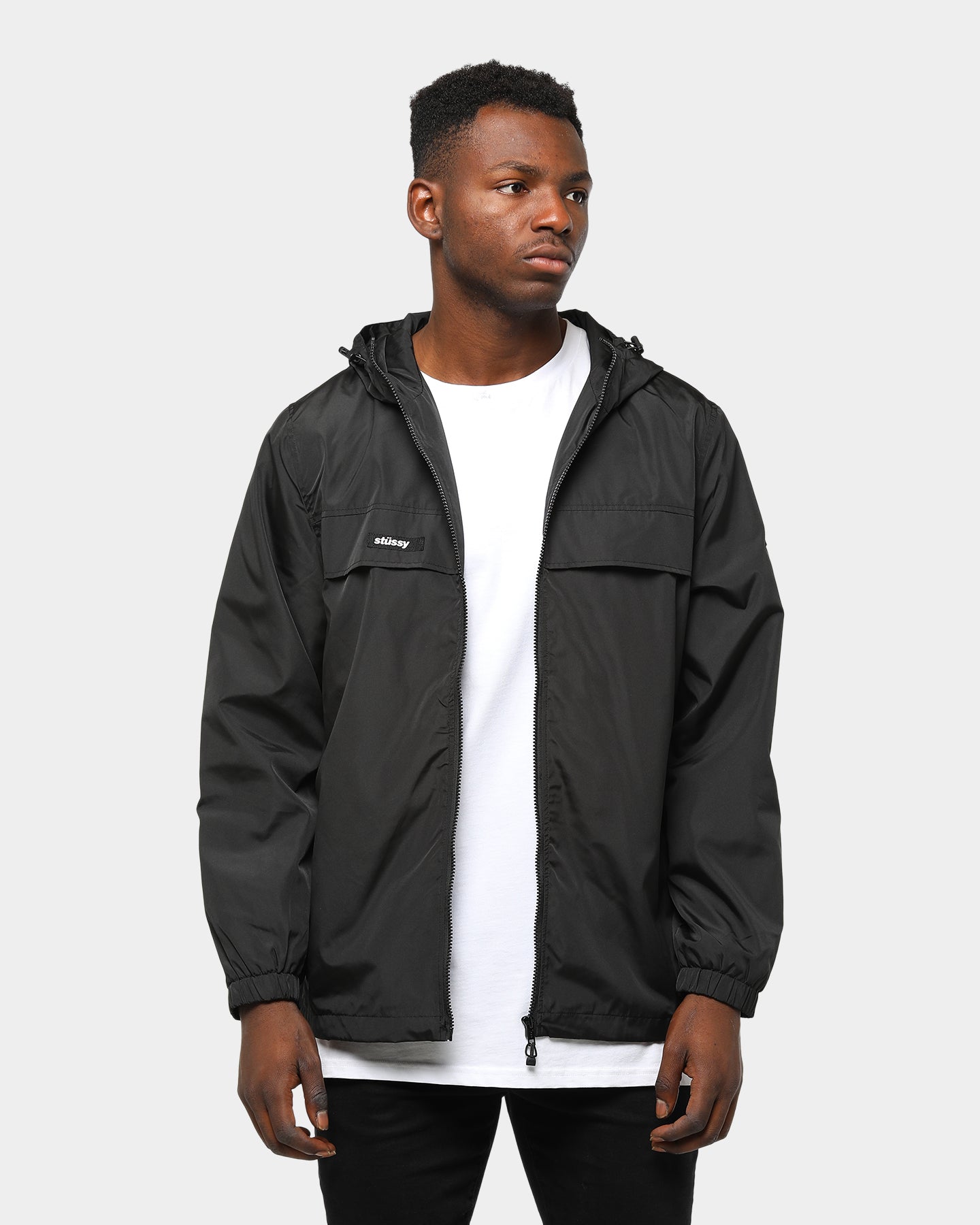 stussy zip up jacket