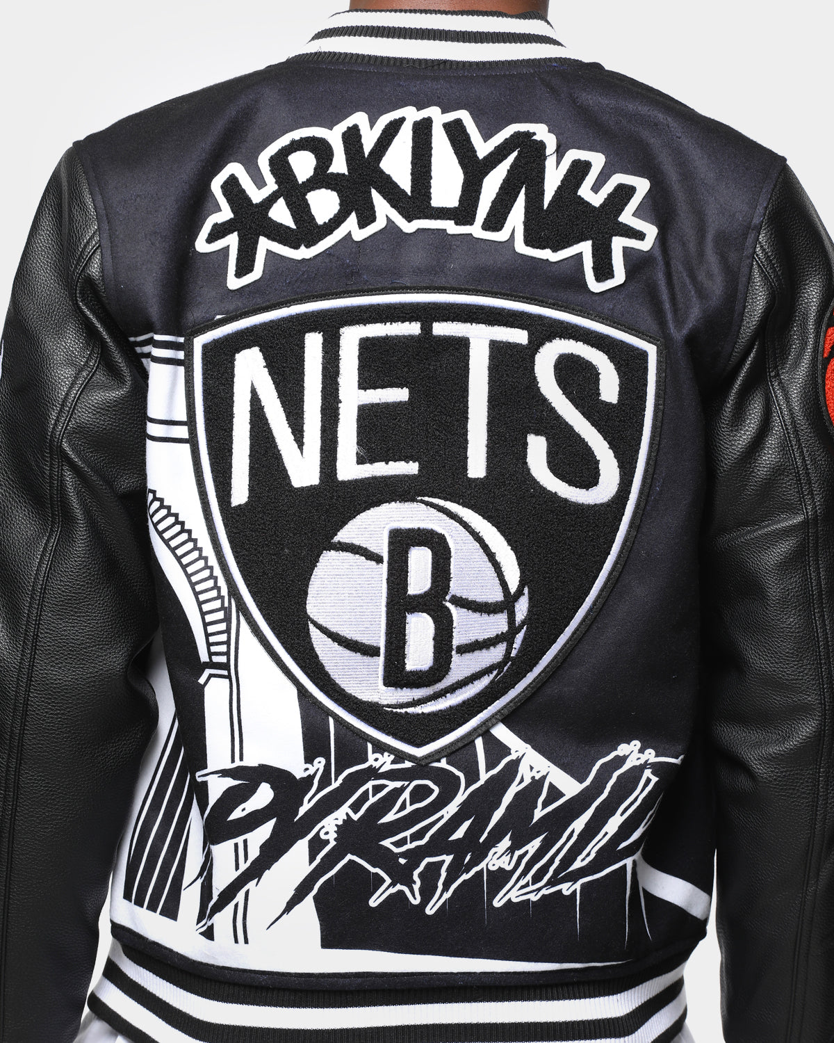 brooklyn nets letterman jacket