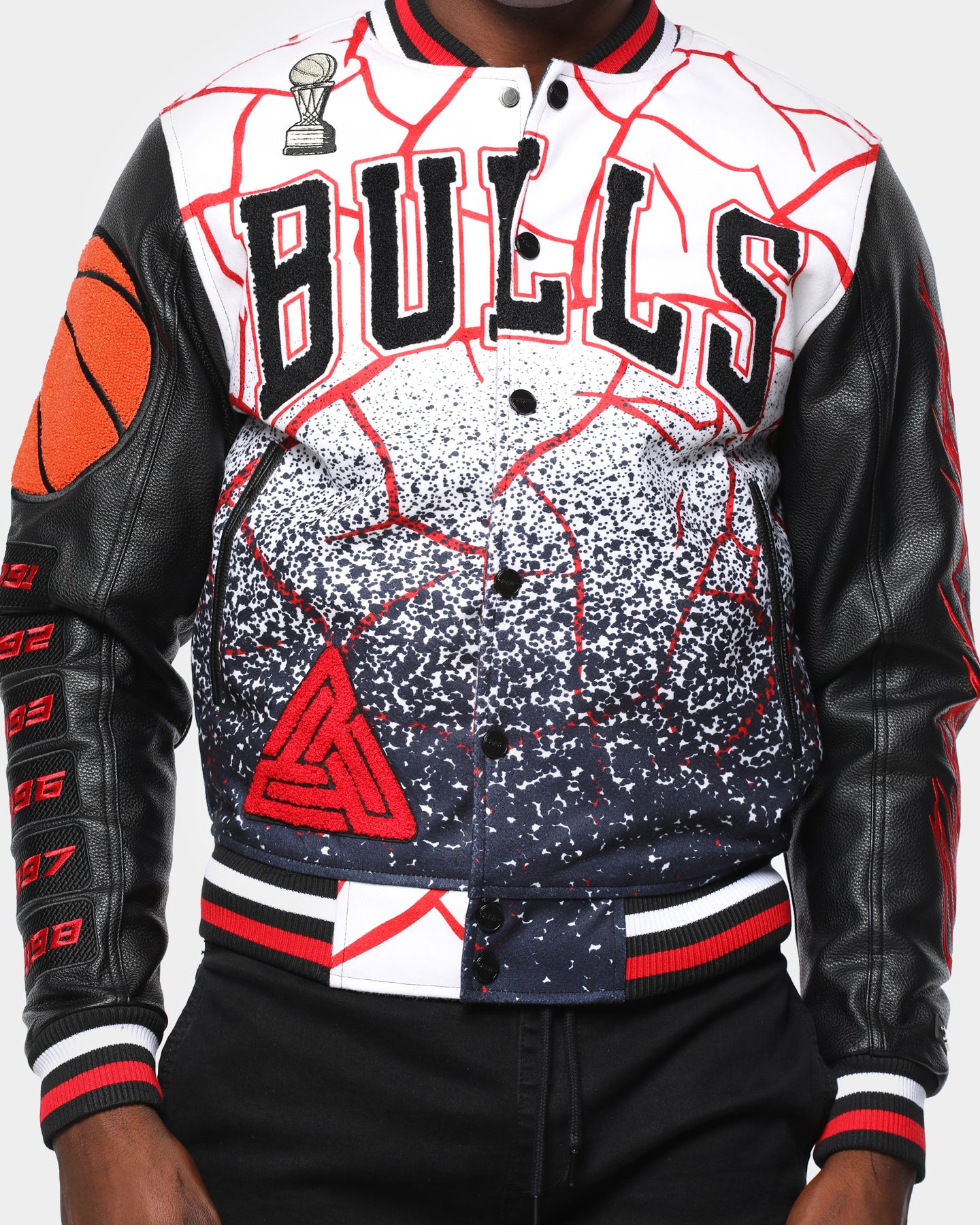 toddler chicago bulls varsity jacket