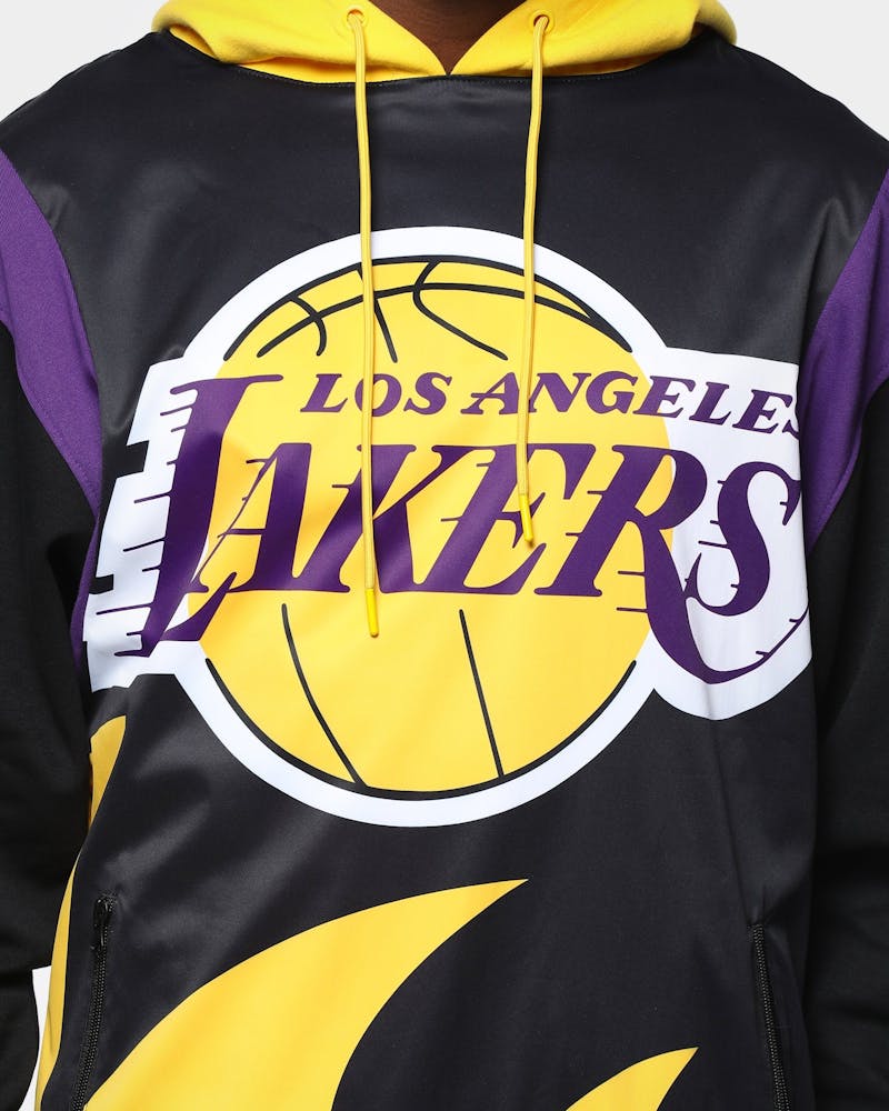 Black Pyramid Men S Los Angeles Lakers Logo Hoodie Yellow Culture Kings