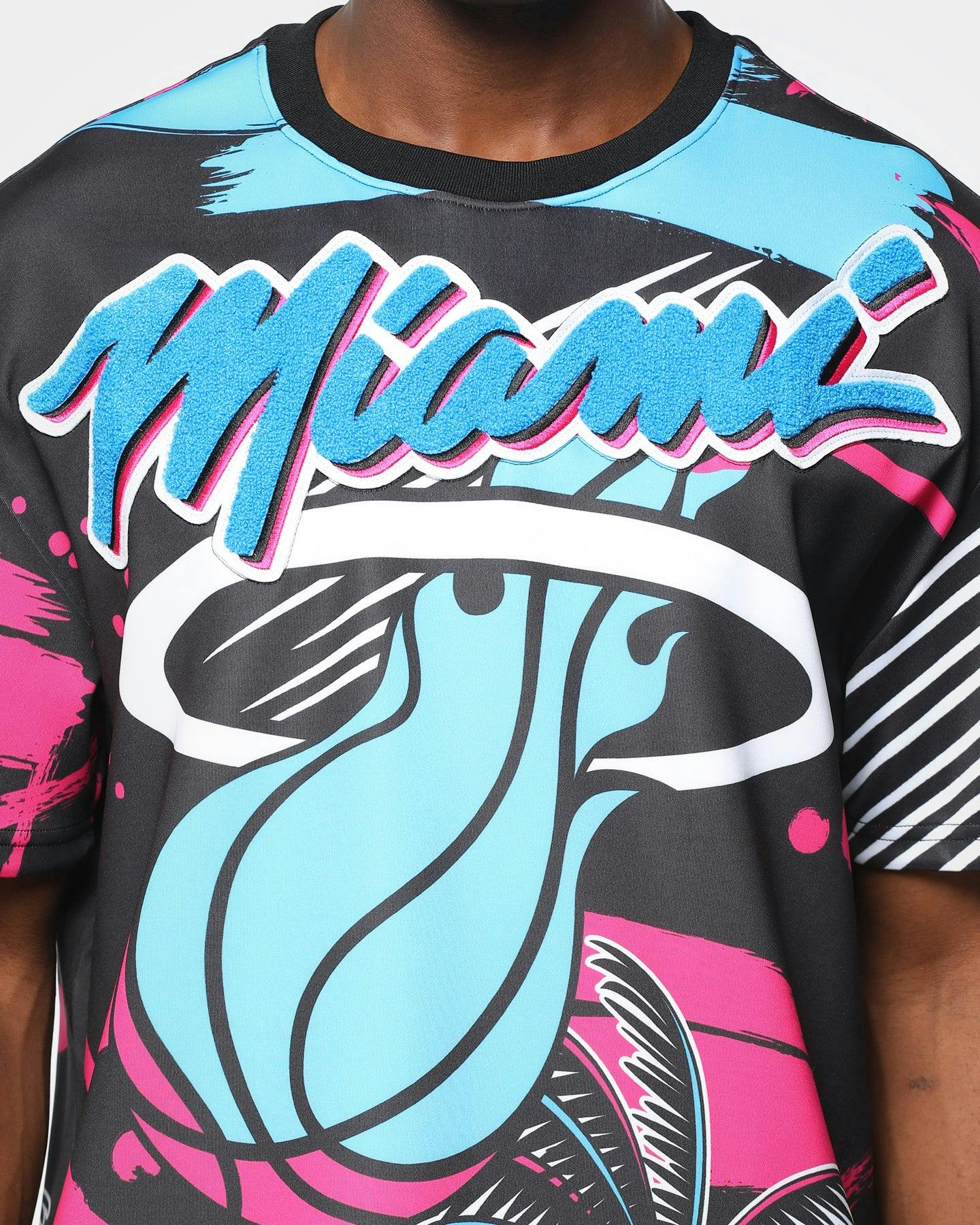 Black Pyramid Men's Miami Heat Vice Logo Shirt Black ...