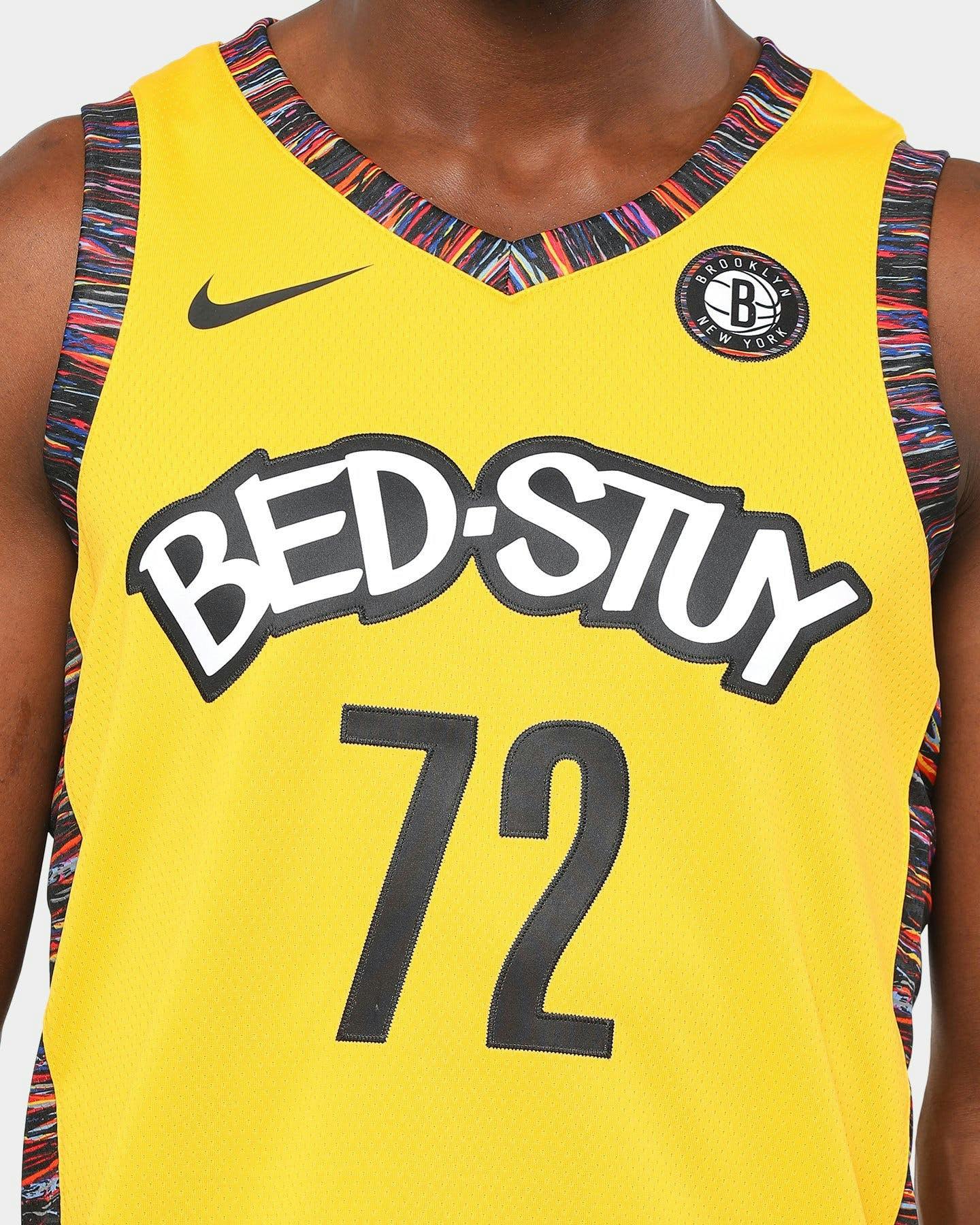 Nike Men's Brooklyn Nets "Biggie" Replica Swingman Jersey Amarillo Culture Kings