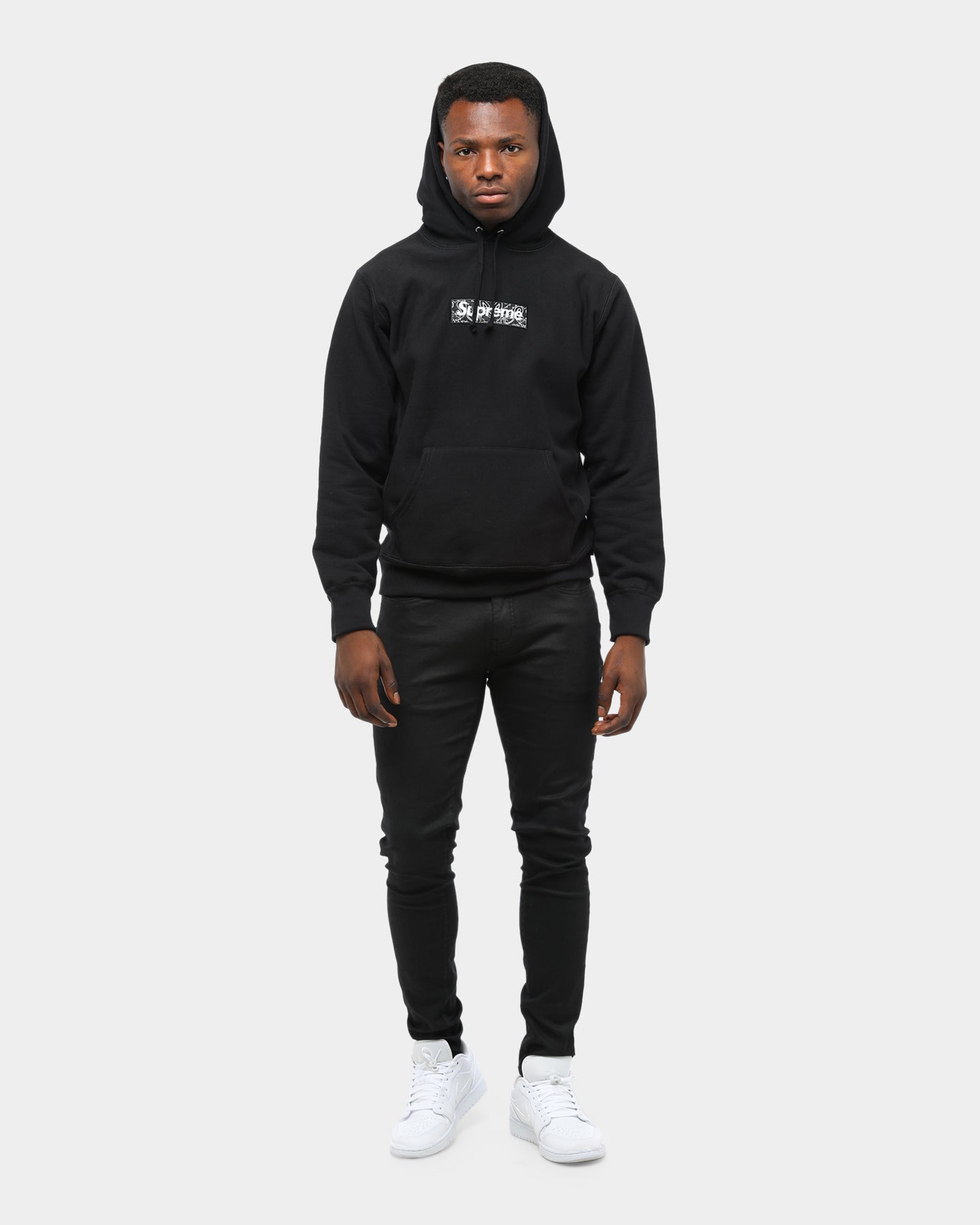 bandana box logo navy