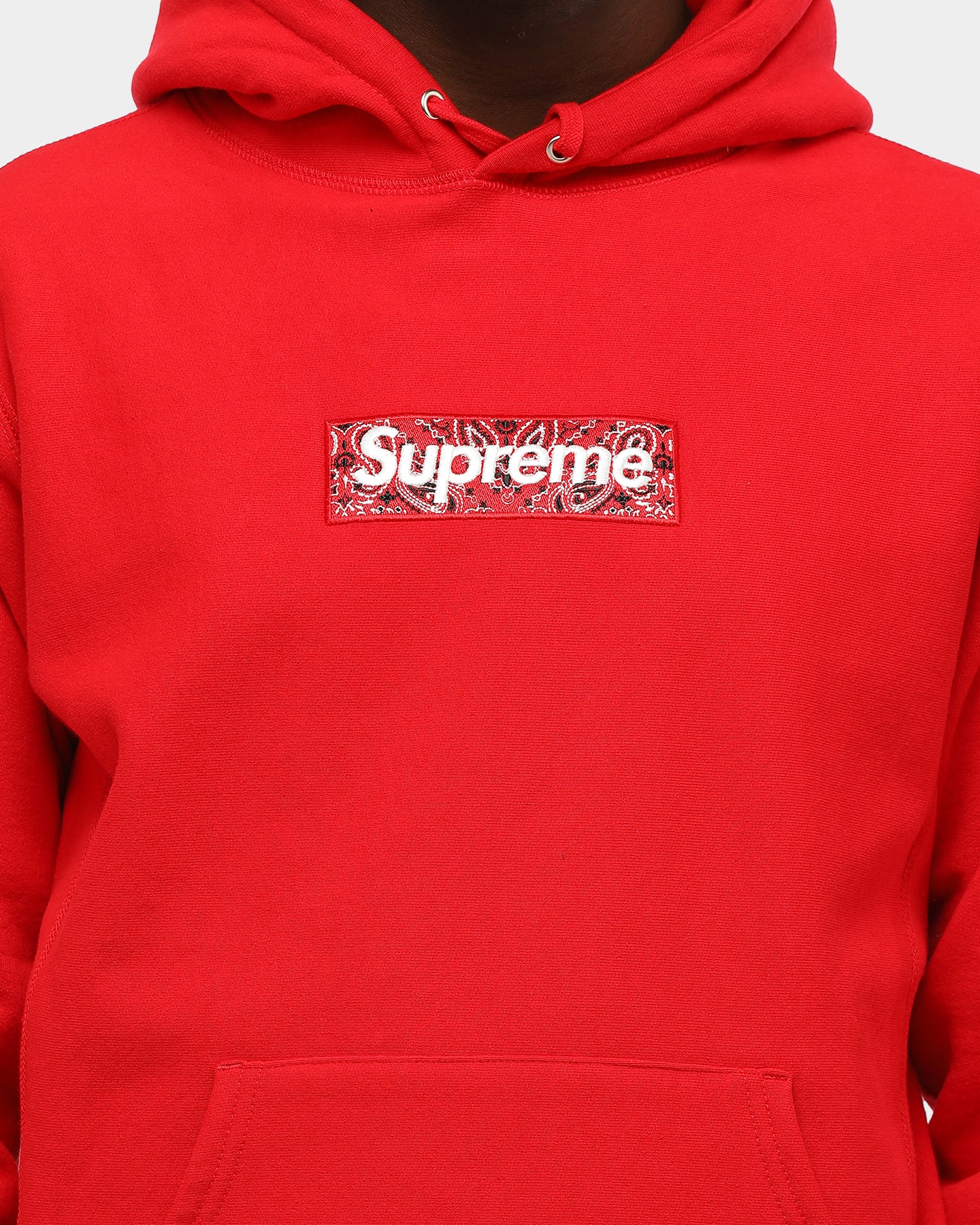 supreme logo on hood