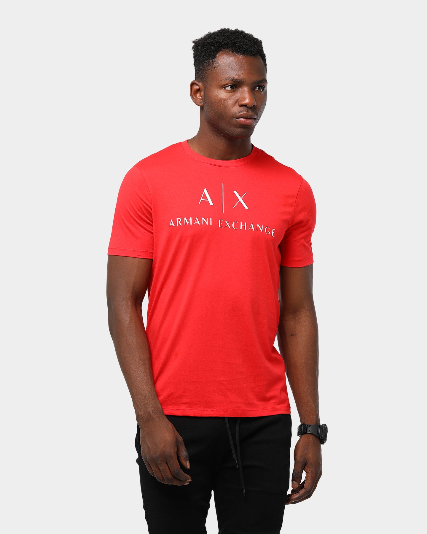 armani exchange t shirt red