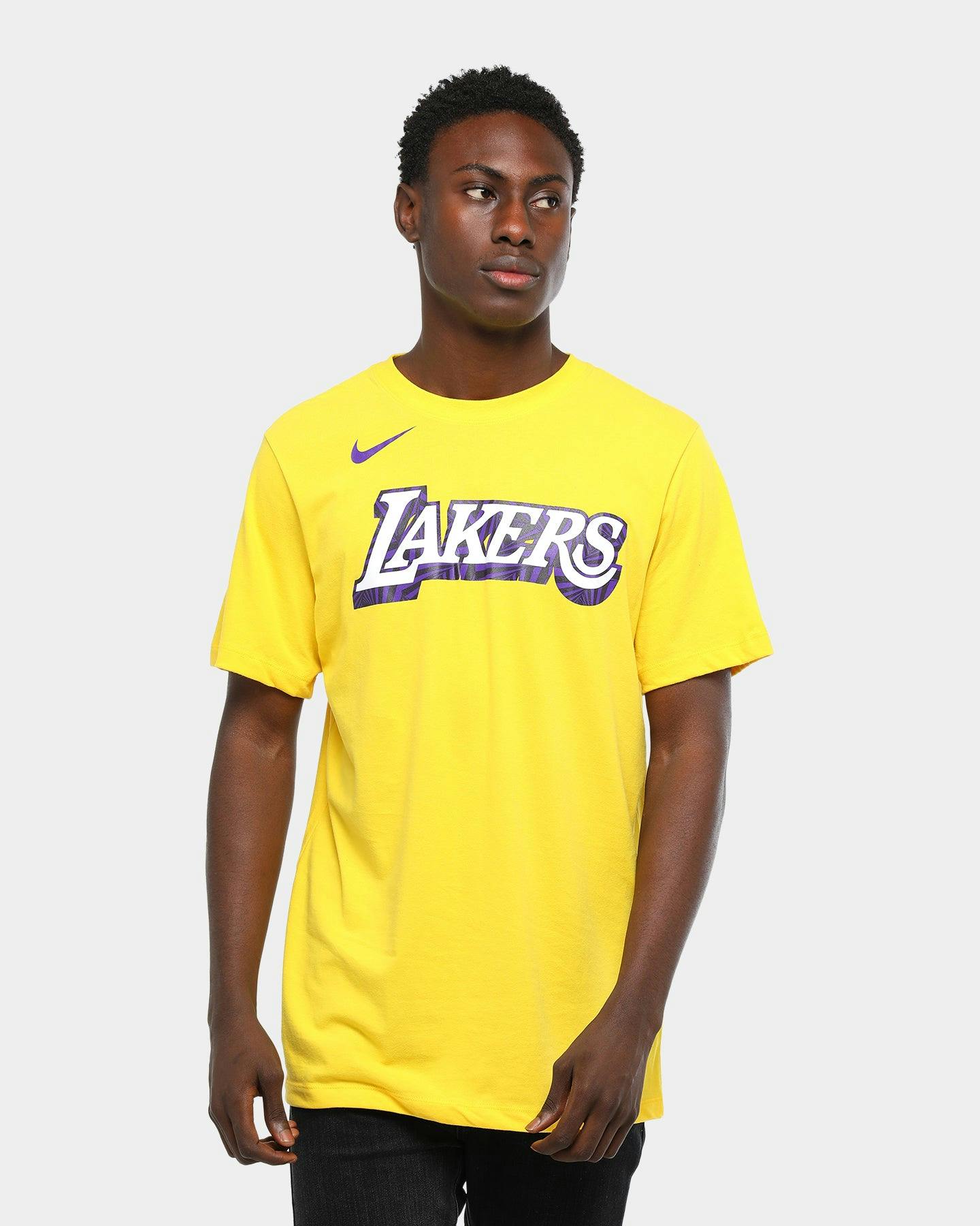 Nike Lakers City Edition Dri Fit Tee Amarillo Culture Kings