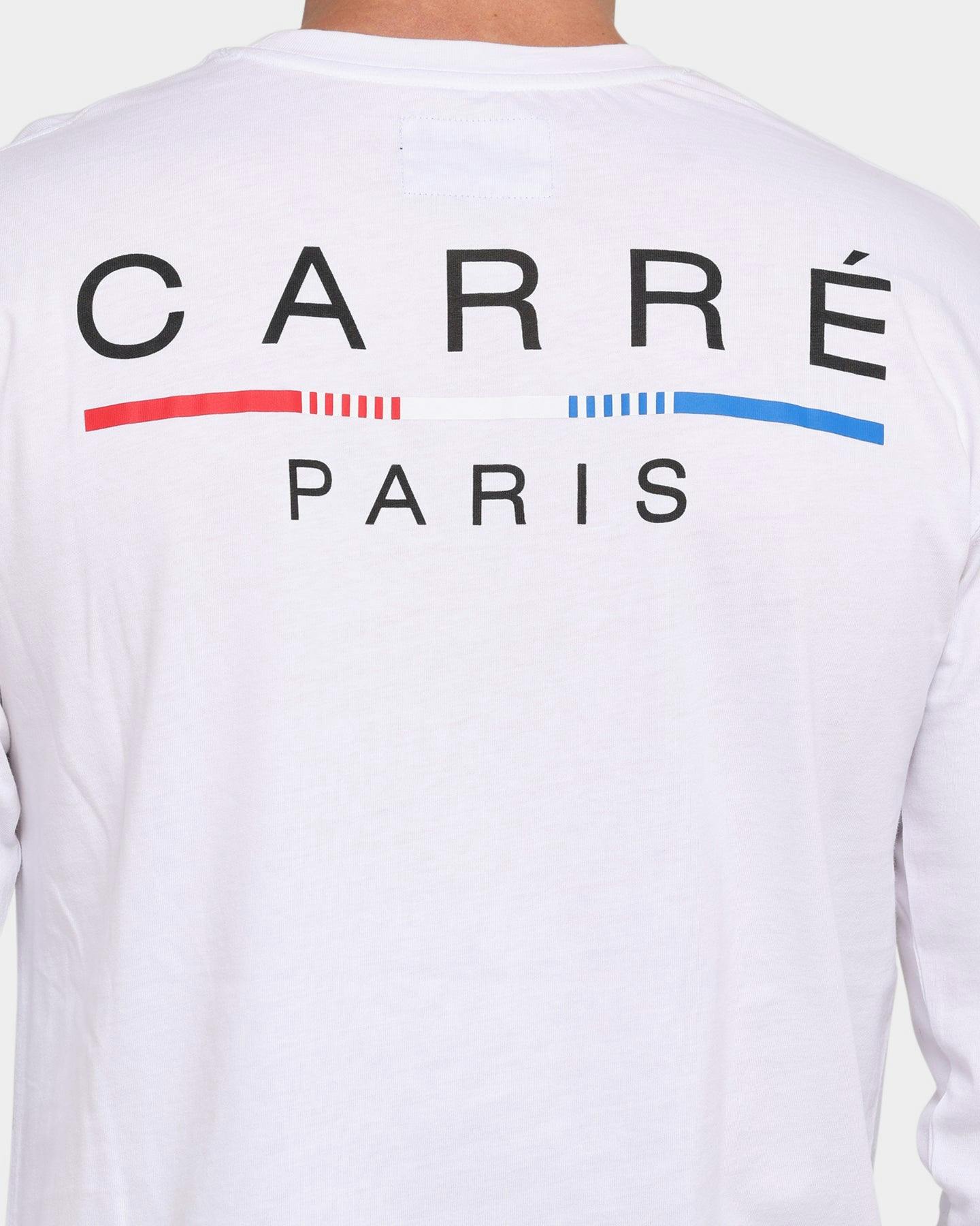 Carré Stripes Long Sleeve T-Shirt White | Culture Kings