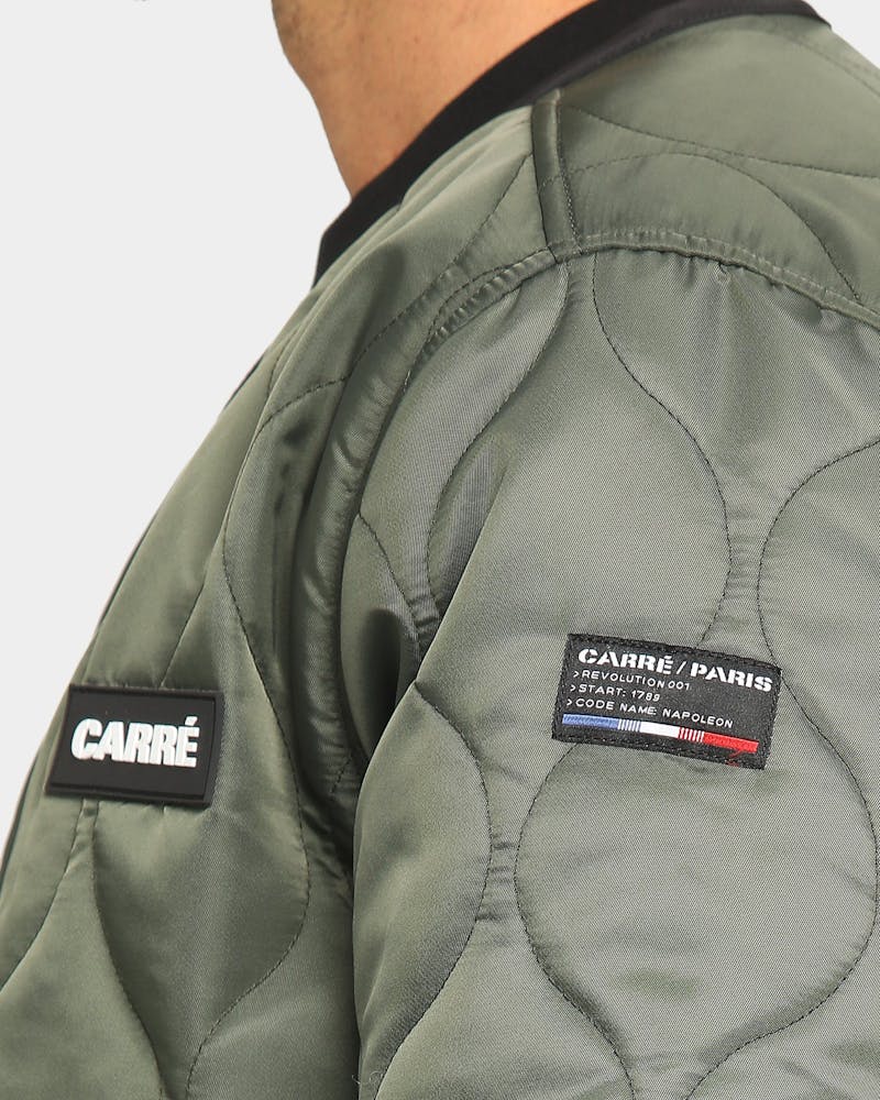 Carré Roadman Quilted Jacket Army Green Culture Kings
