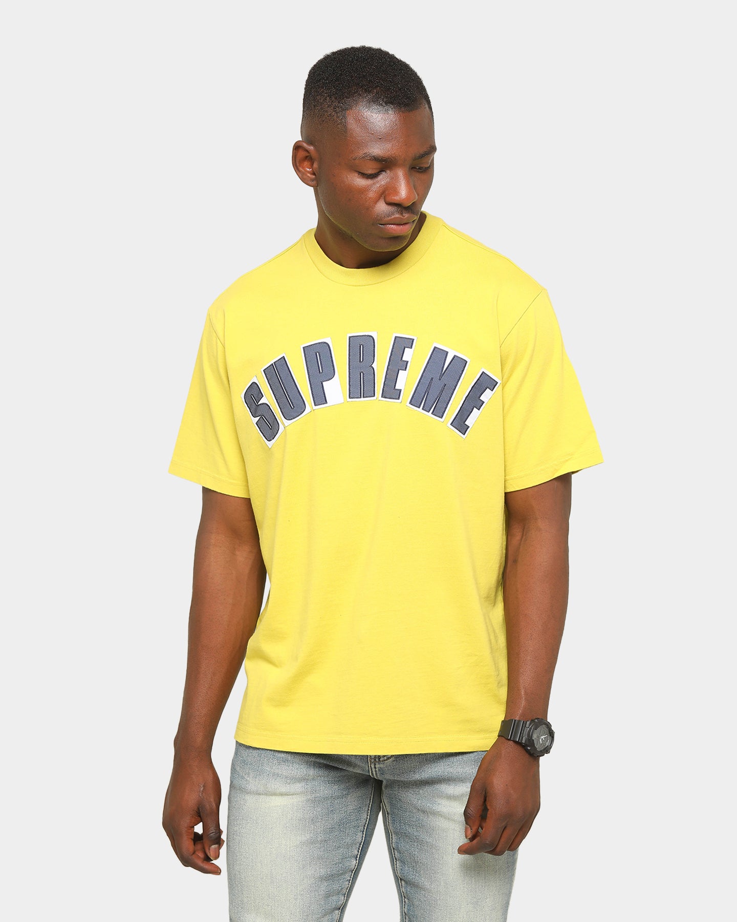 supreme shirt yellow