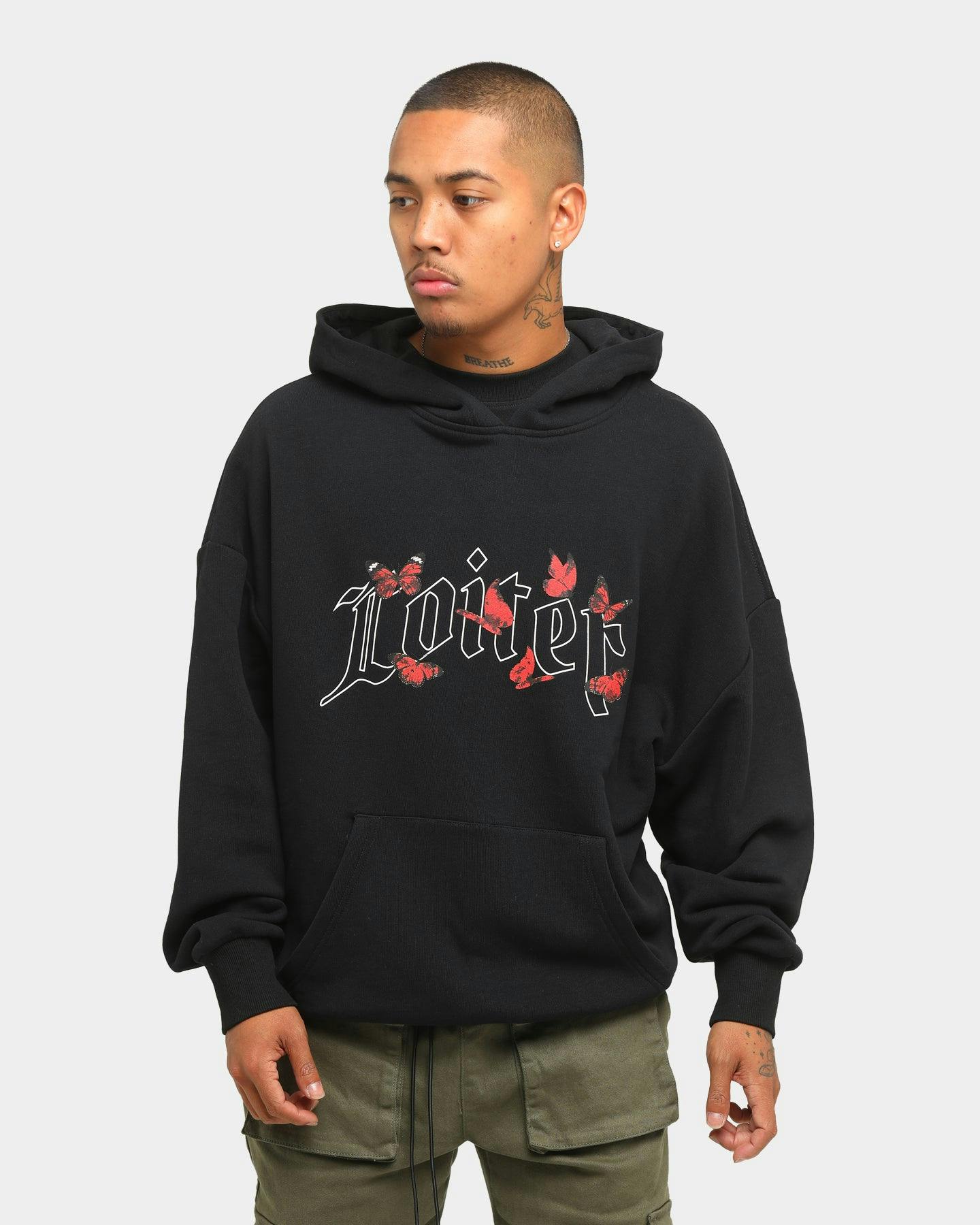 Loiter Butterfly Effect Hoodie Black | Culture Kings