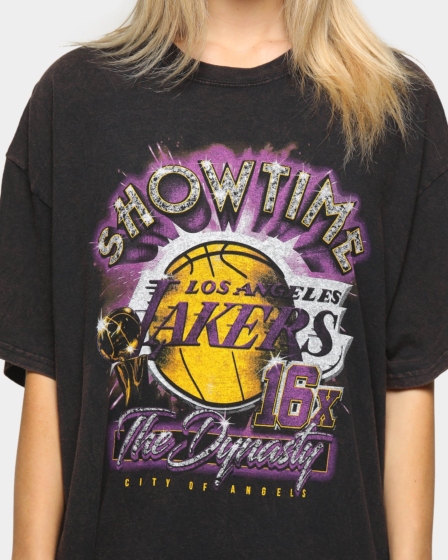 womens vintage lakers shirt