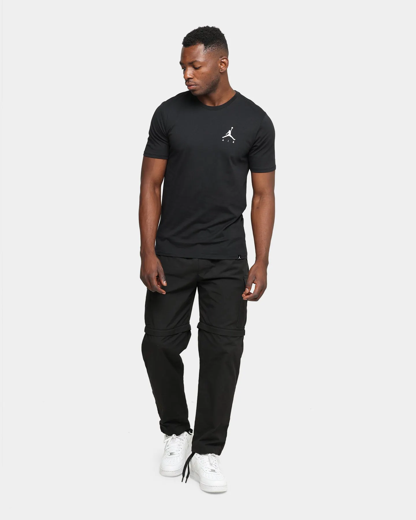 Jordan Jumpman Air Embroidered TShirt Black/White Culture Kings
