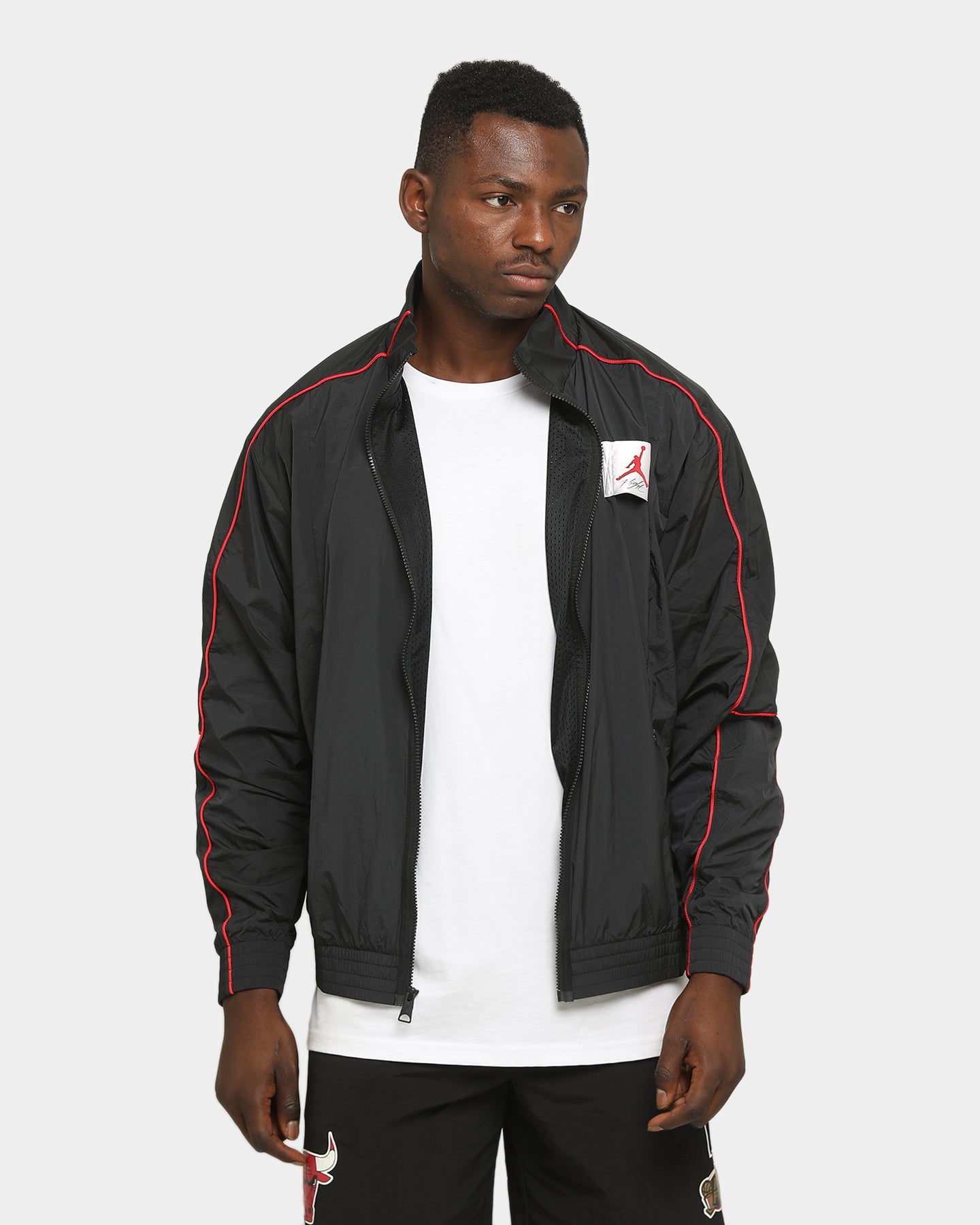 black jordan zip up jacket