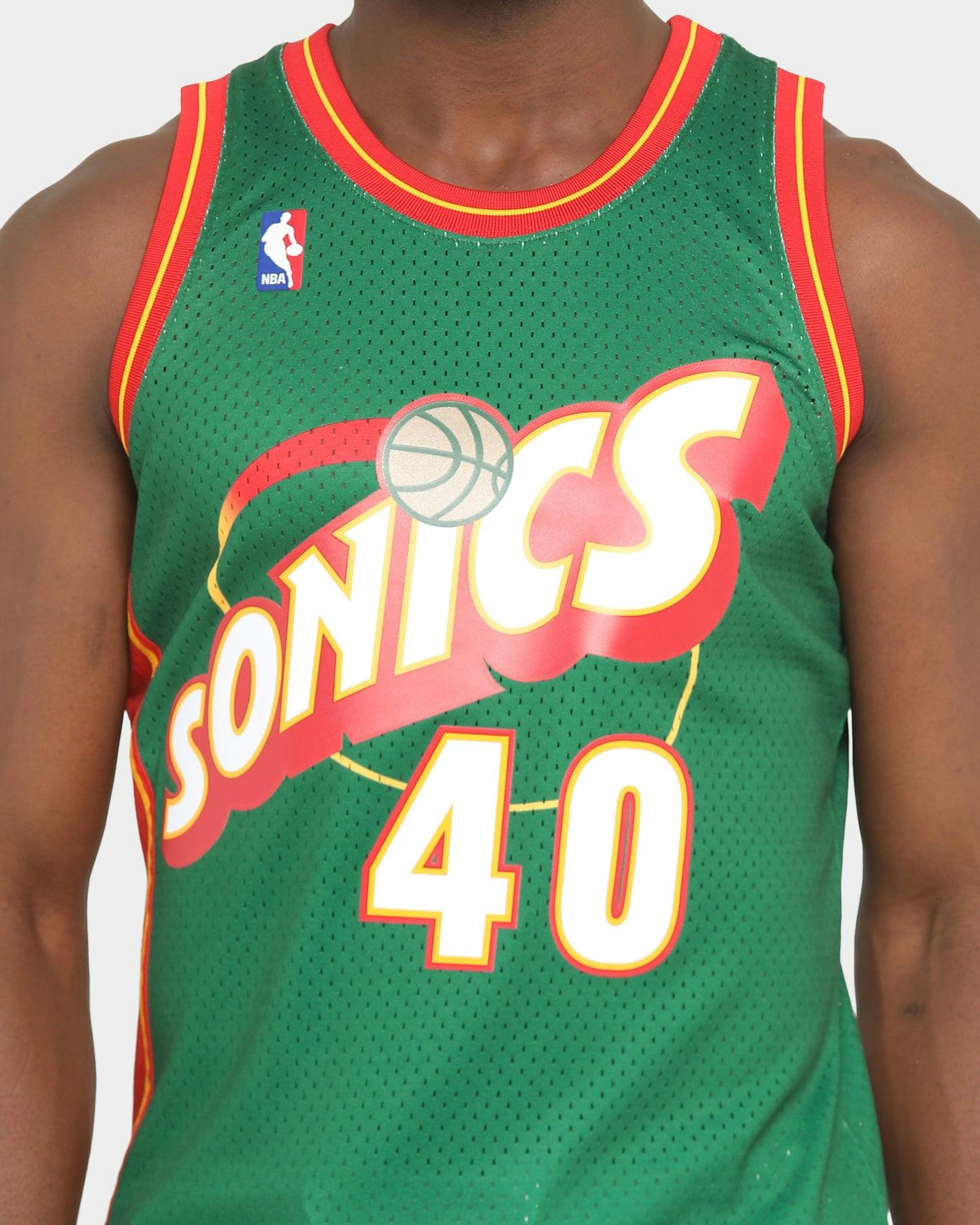 Mitchell & Ness Seattle Sonics Shawn Kemp '95'96 40 Swingman Jersey