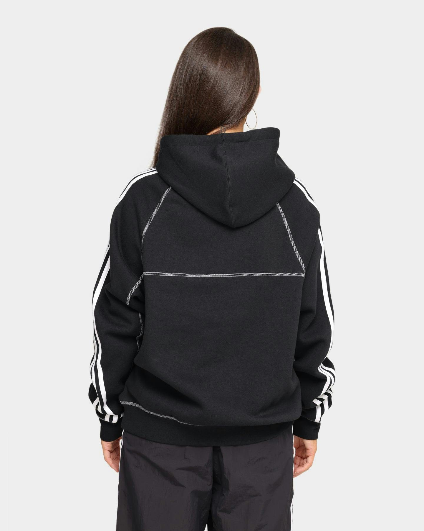 Adidas Contrast Stitch Hoodie Black | Culture Kings