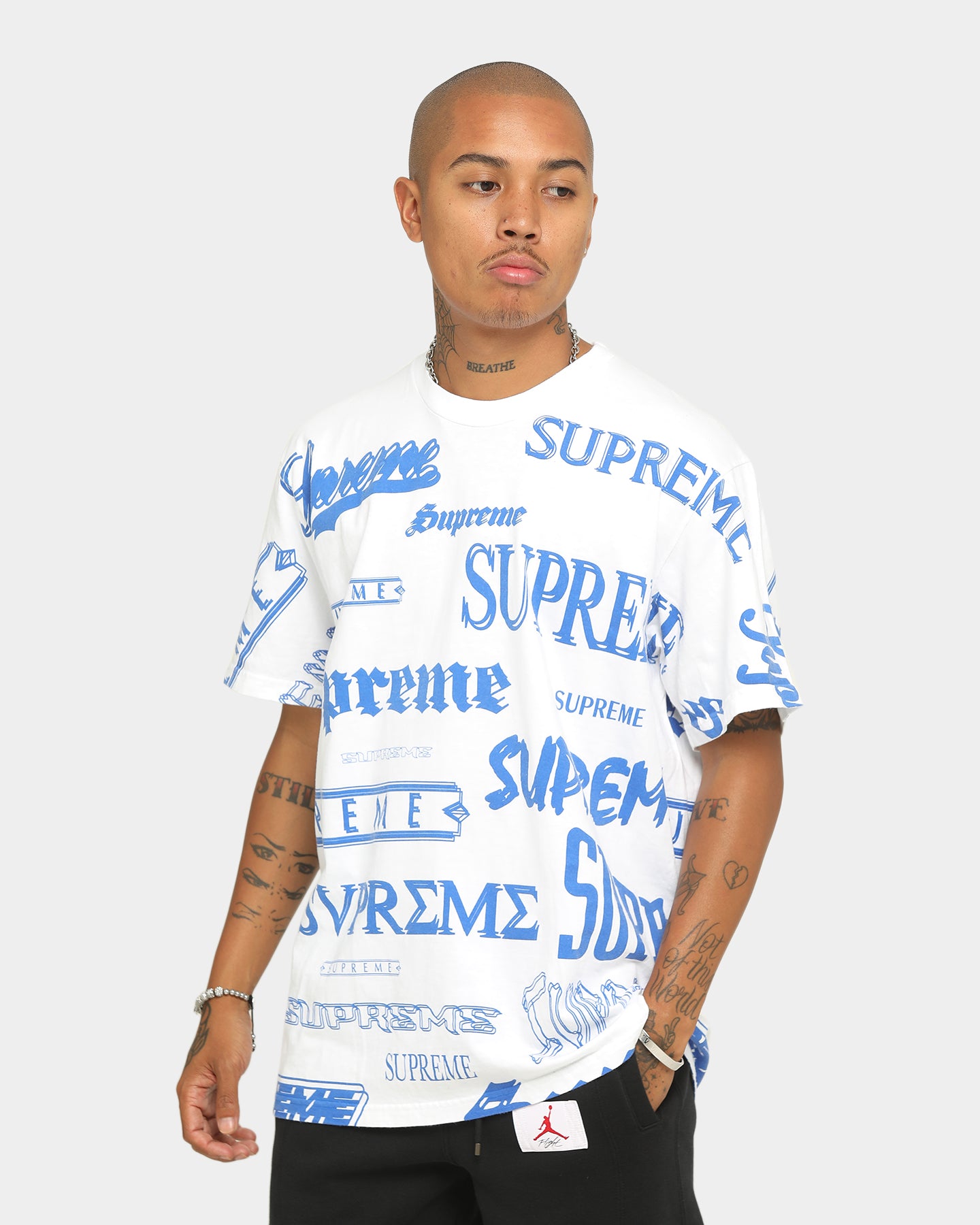 multi logo tee supreme