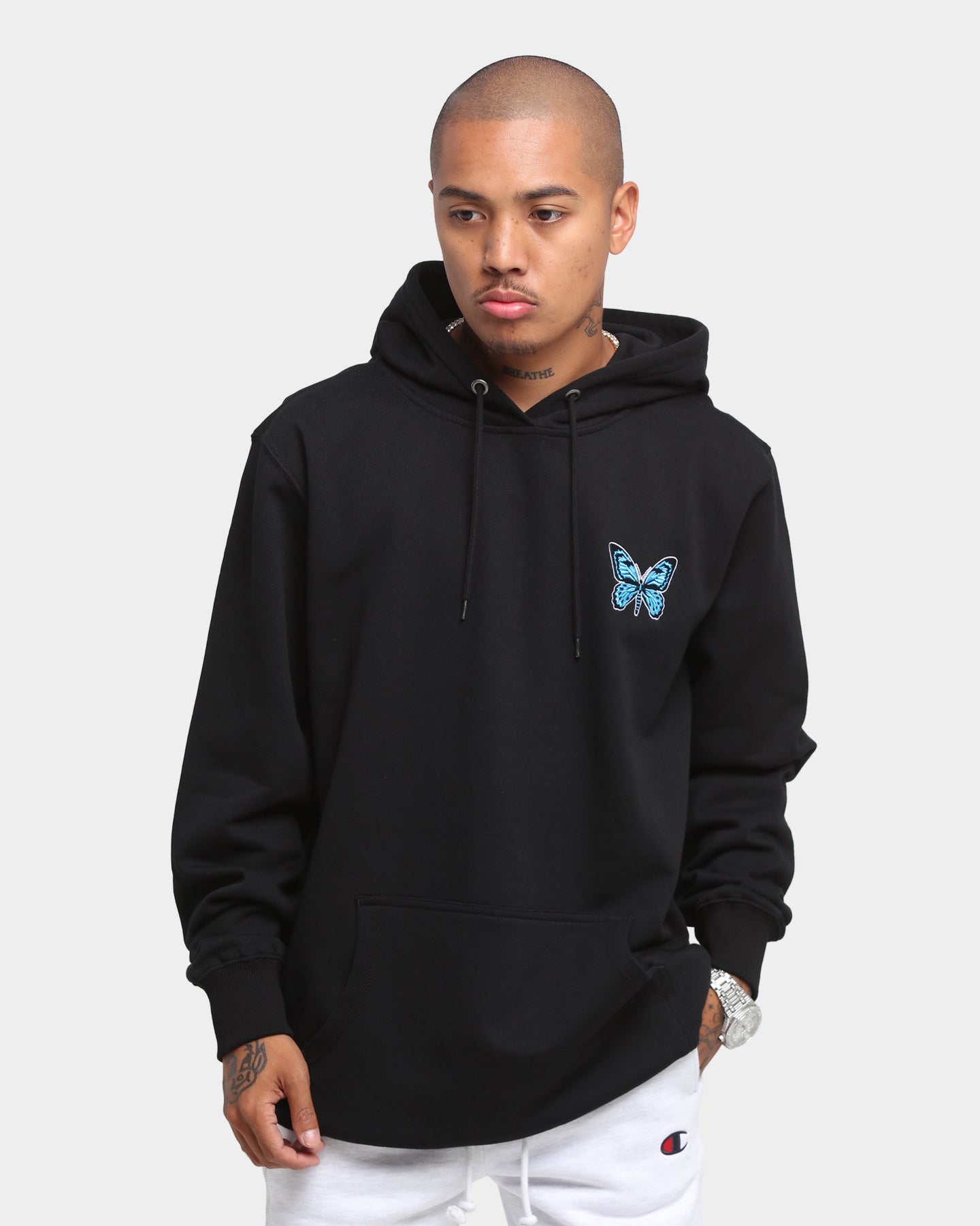 butterfly hoodie black