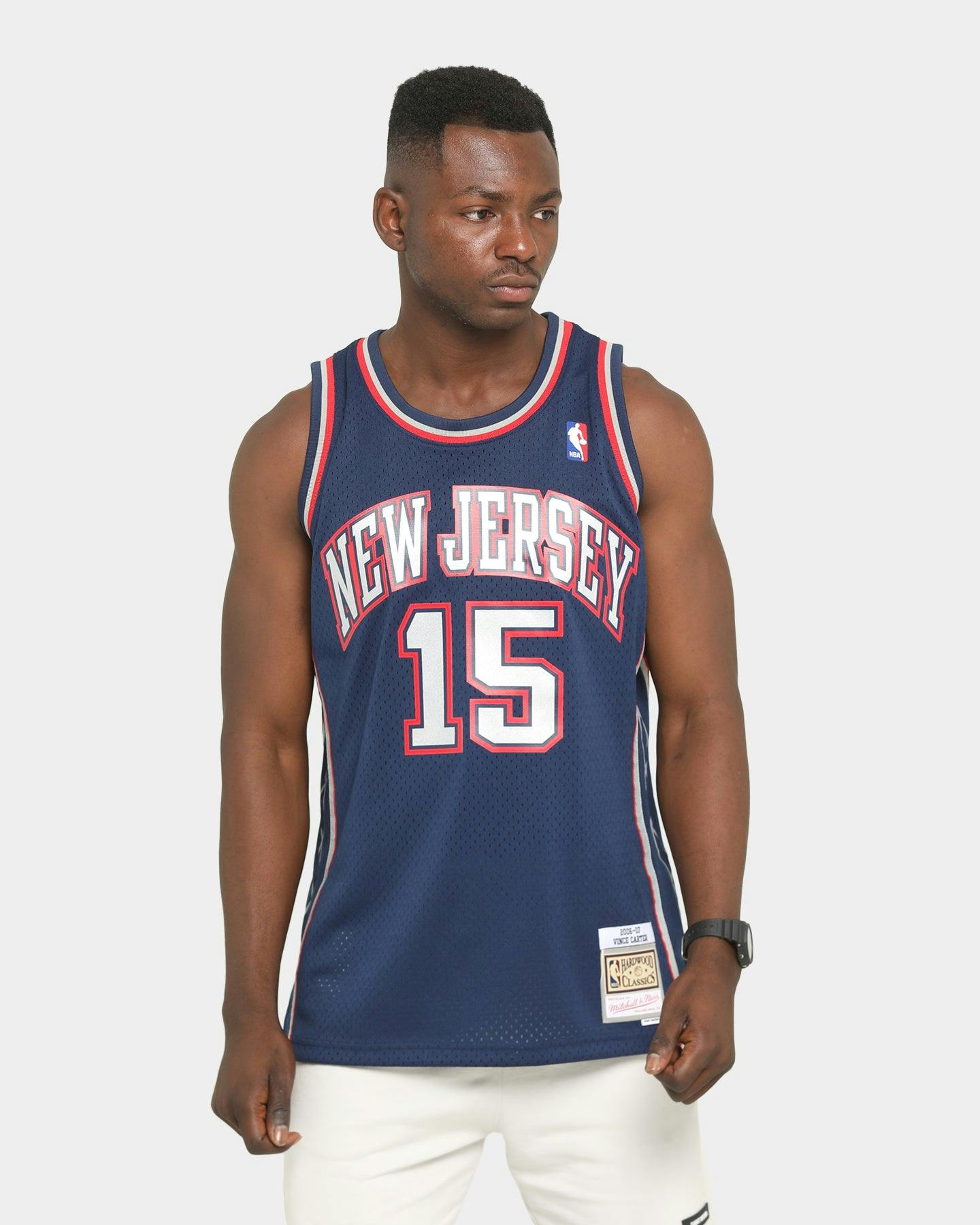 Mitchell & Ness New Jersey Nets Vince Carter '06-'07 #15 'Road' Swingm ...