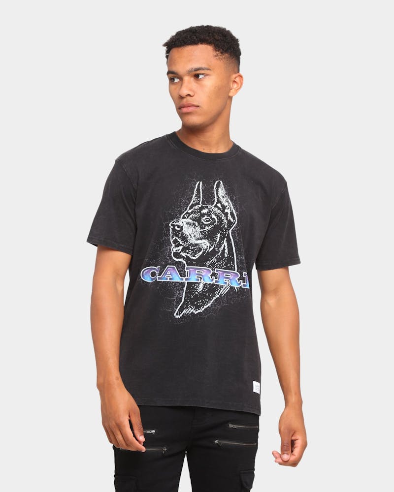 Carre Doberman Vintage Short Sleeve T Shirt Black Wash Culture Kings Our design ready for printing.