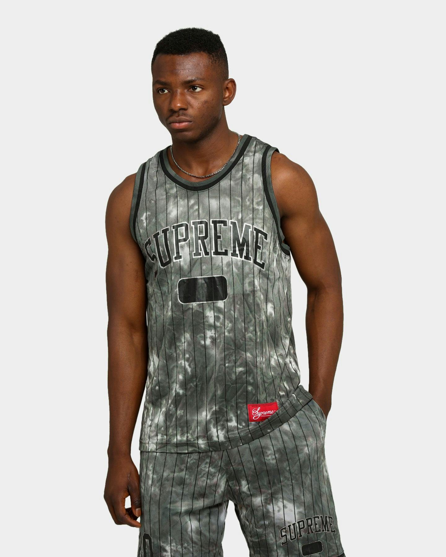 Supreme Dyed Basketball Jersey Black Culture Kings