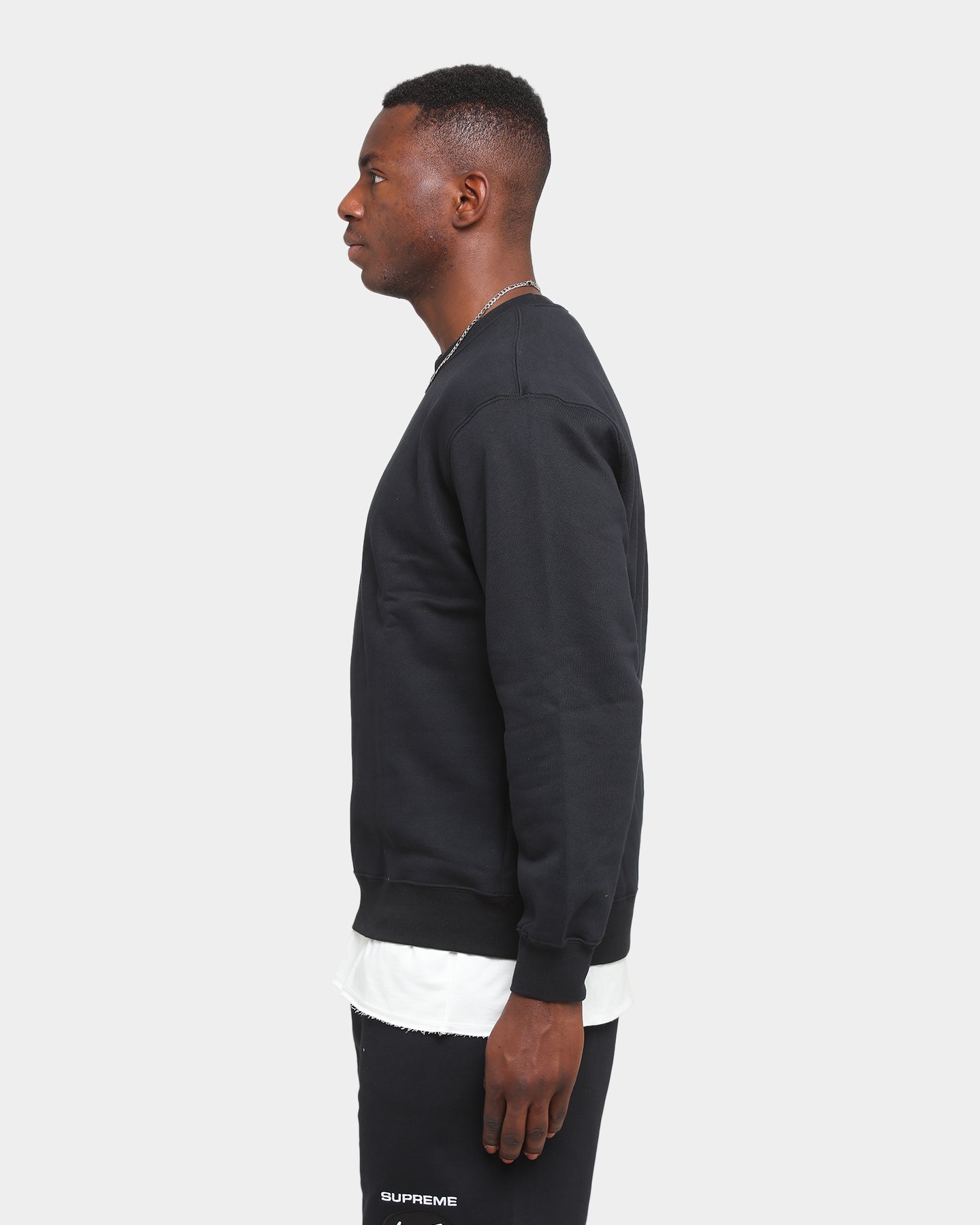 supreme nike crewneck black