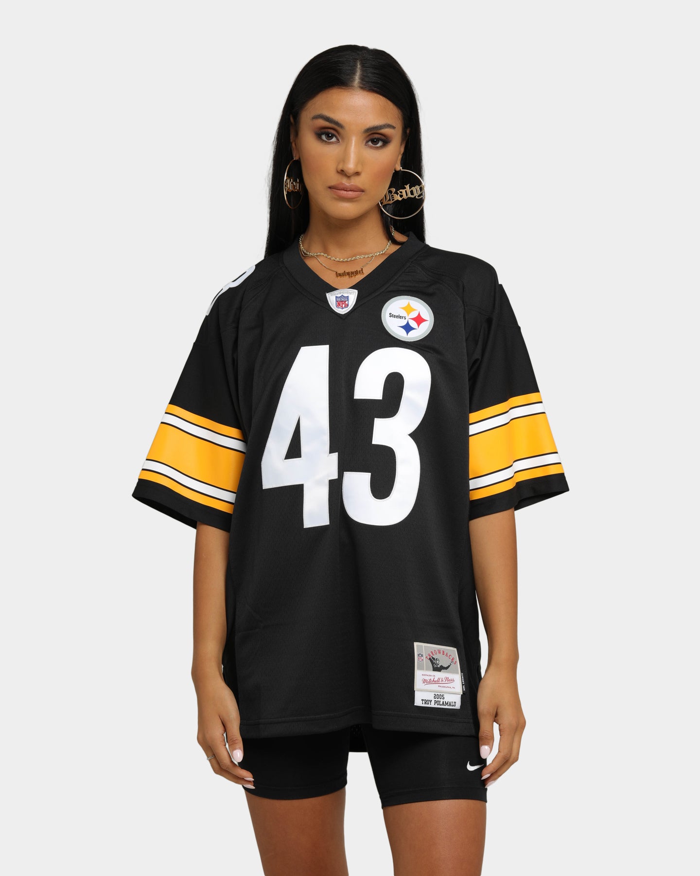 troy polamalu mitchell and ness jersey