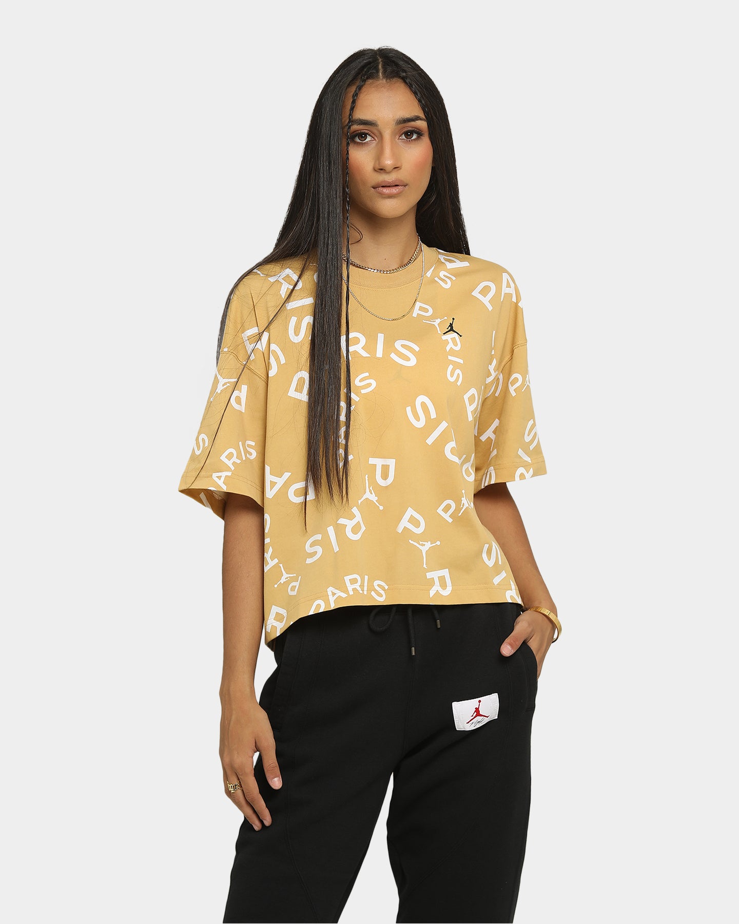 yellow jordan shirt womens