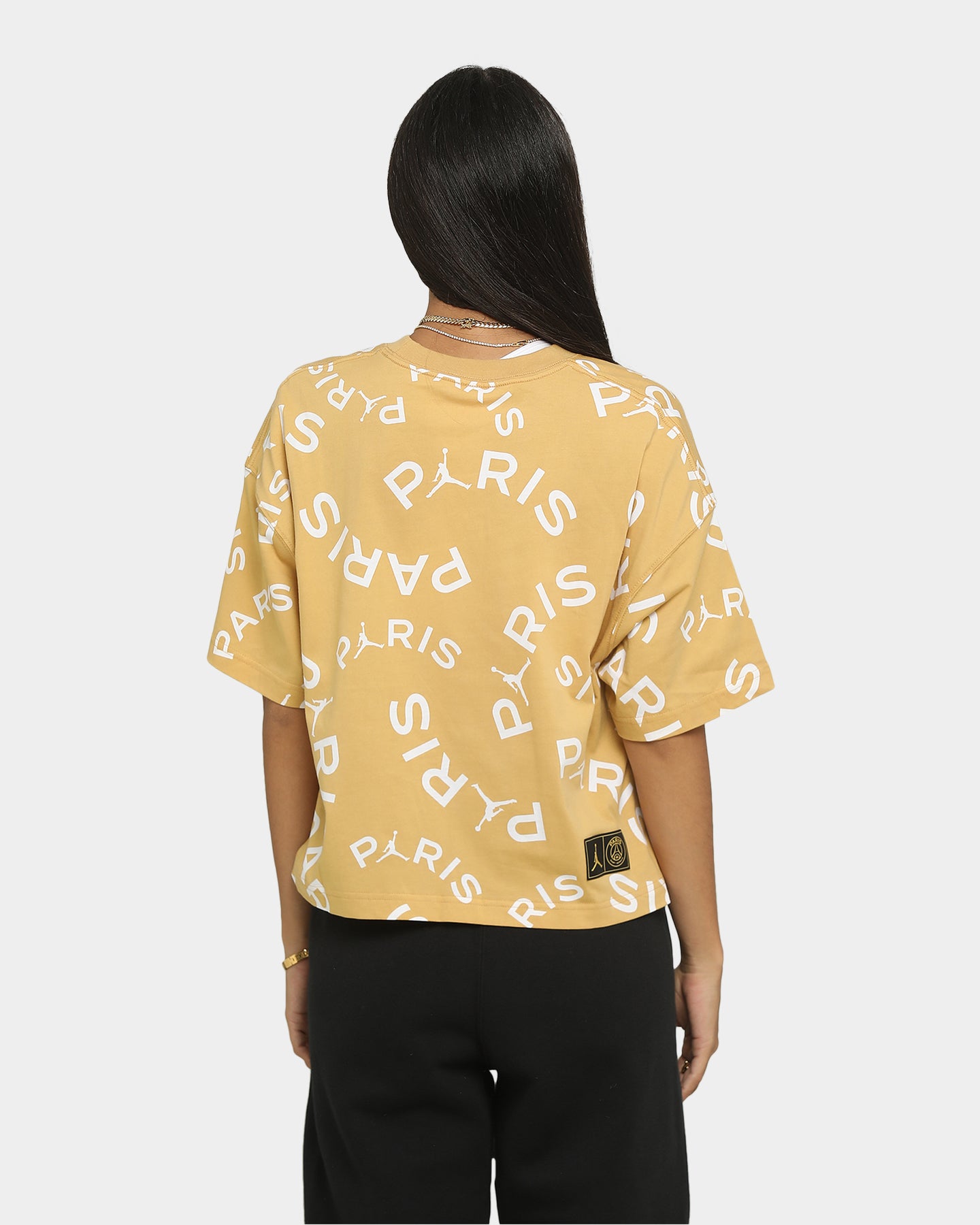 yellow jordan shirt womens