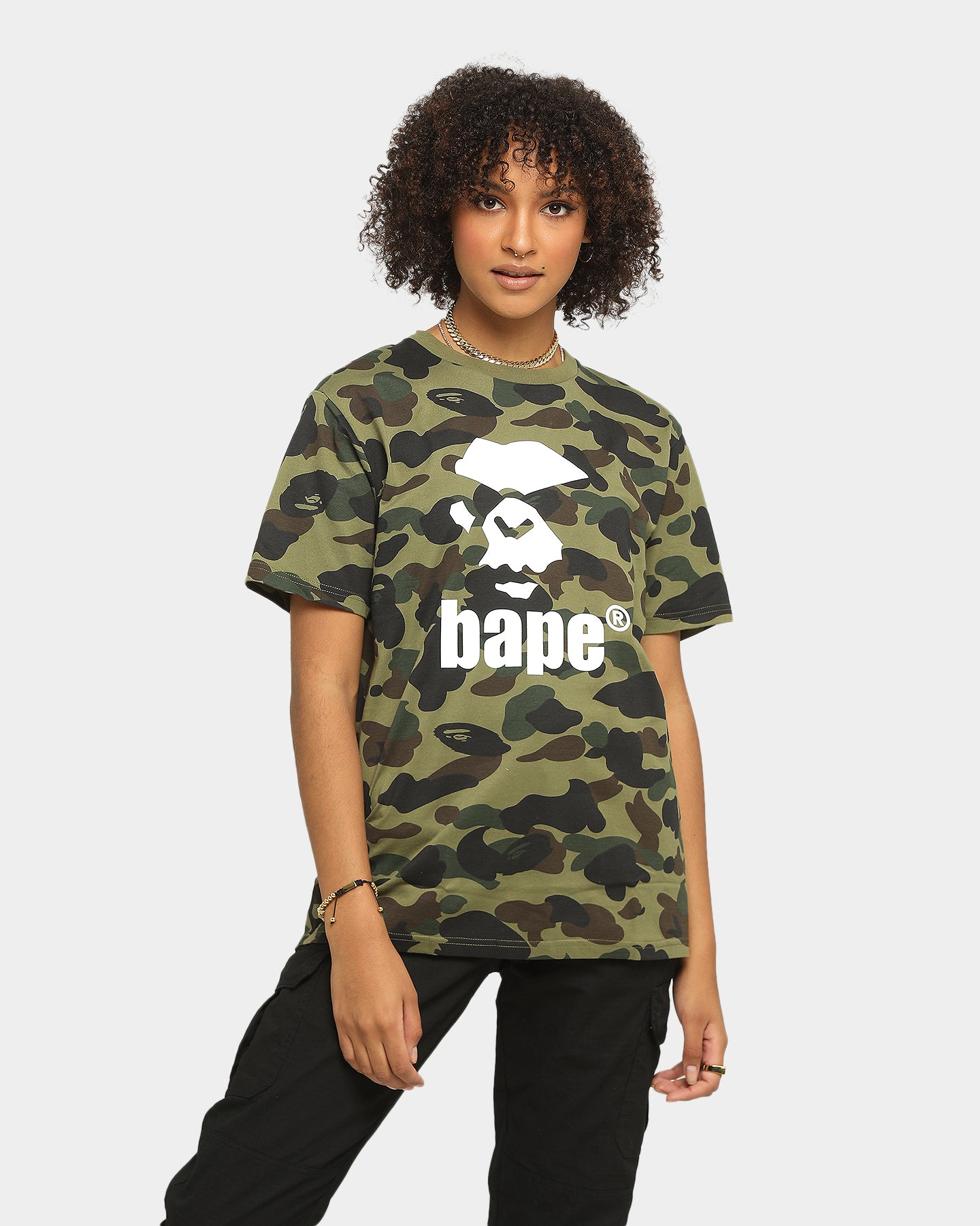 bape shirt green