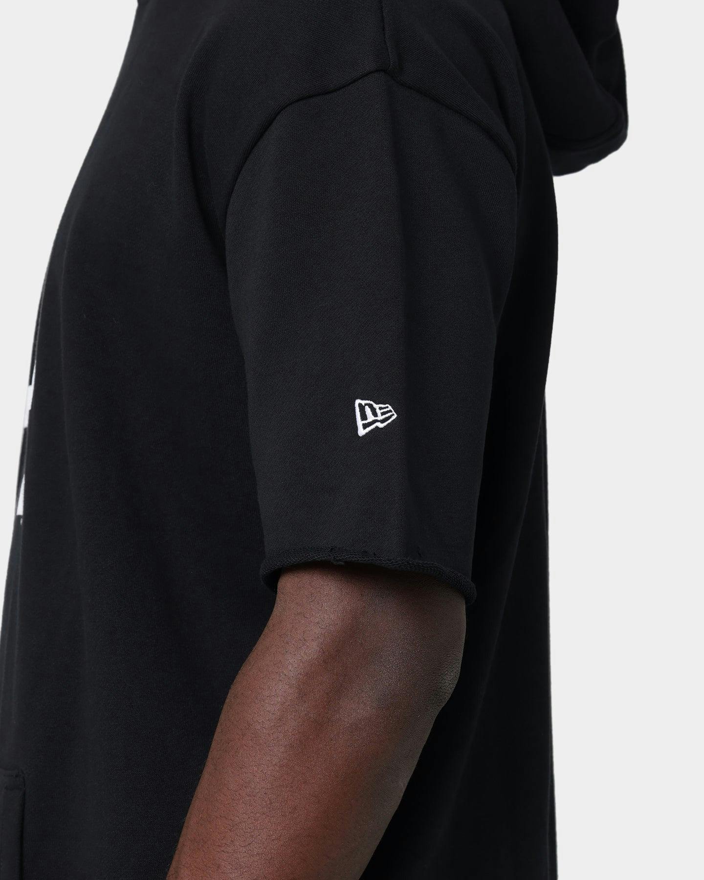 New Era Los Angeles Dodgers Oversized Short Sleeve Hoodie Black Culture Kings