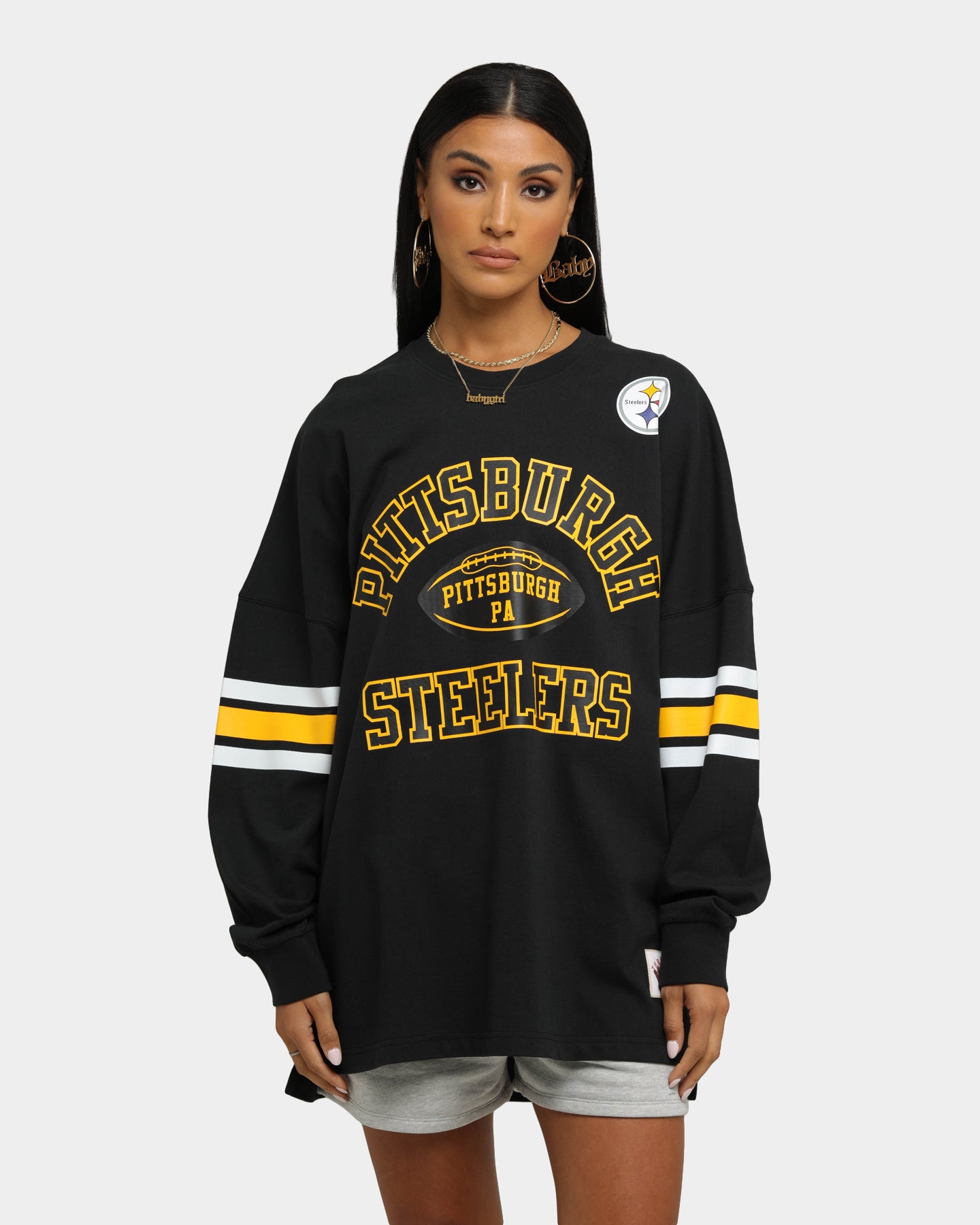 pittsburgh steelers long sleeve jersey