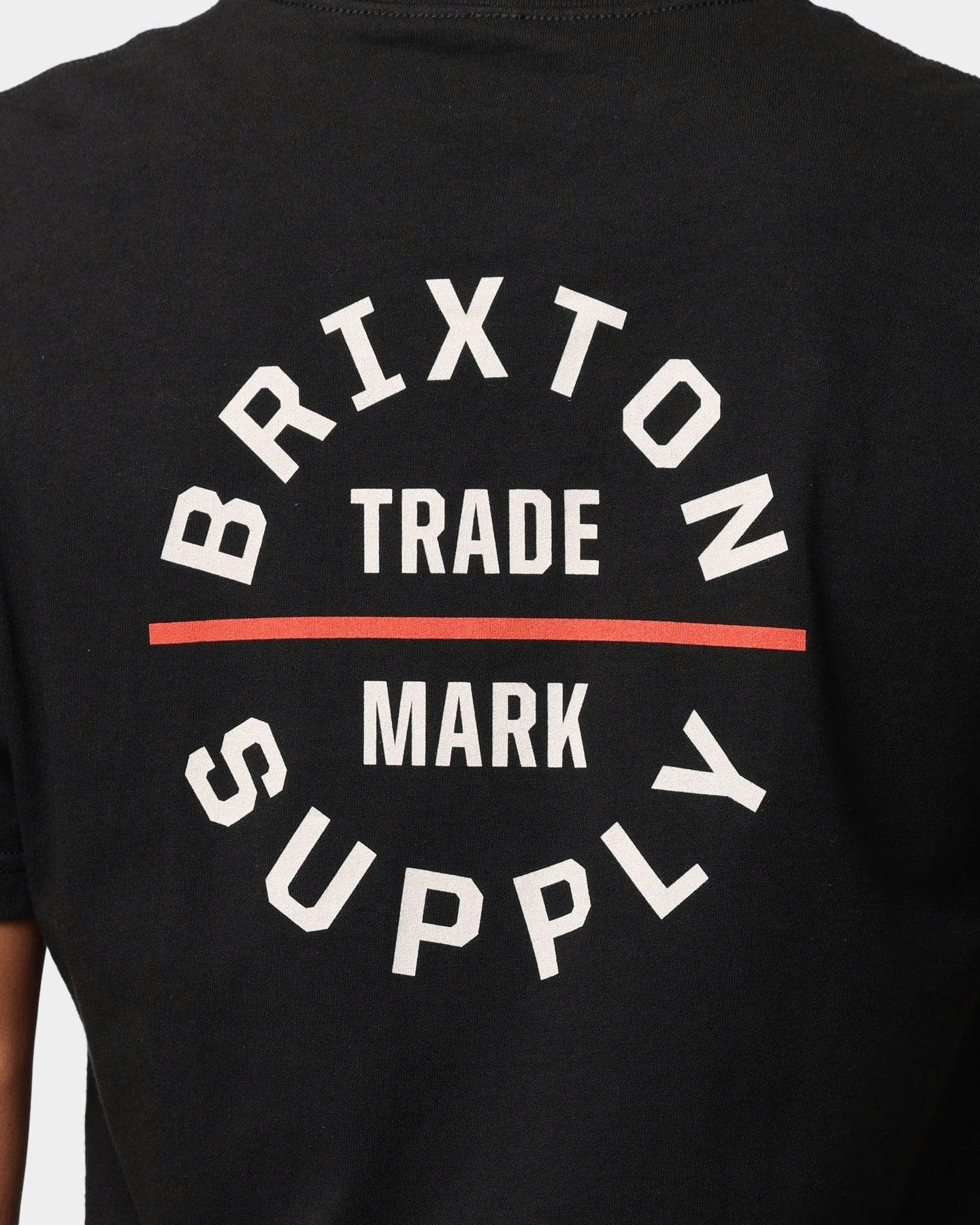 Download Brixton Oath Short Sleeve T-Shirt Black/Vanilla | Culture ...