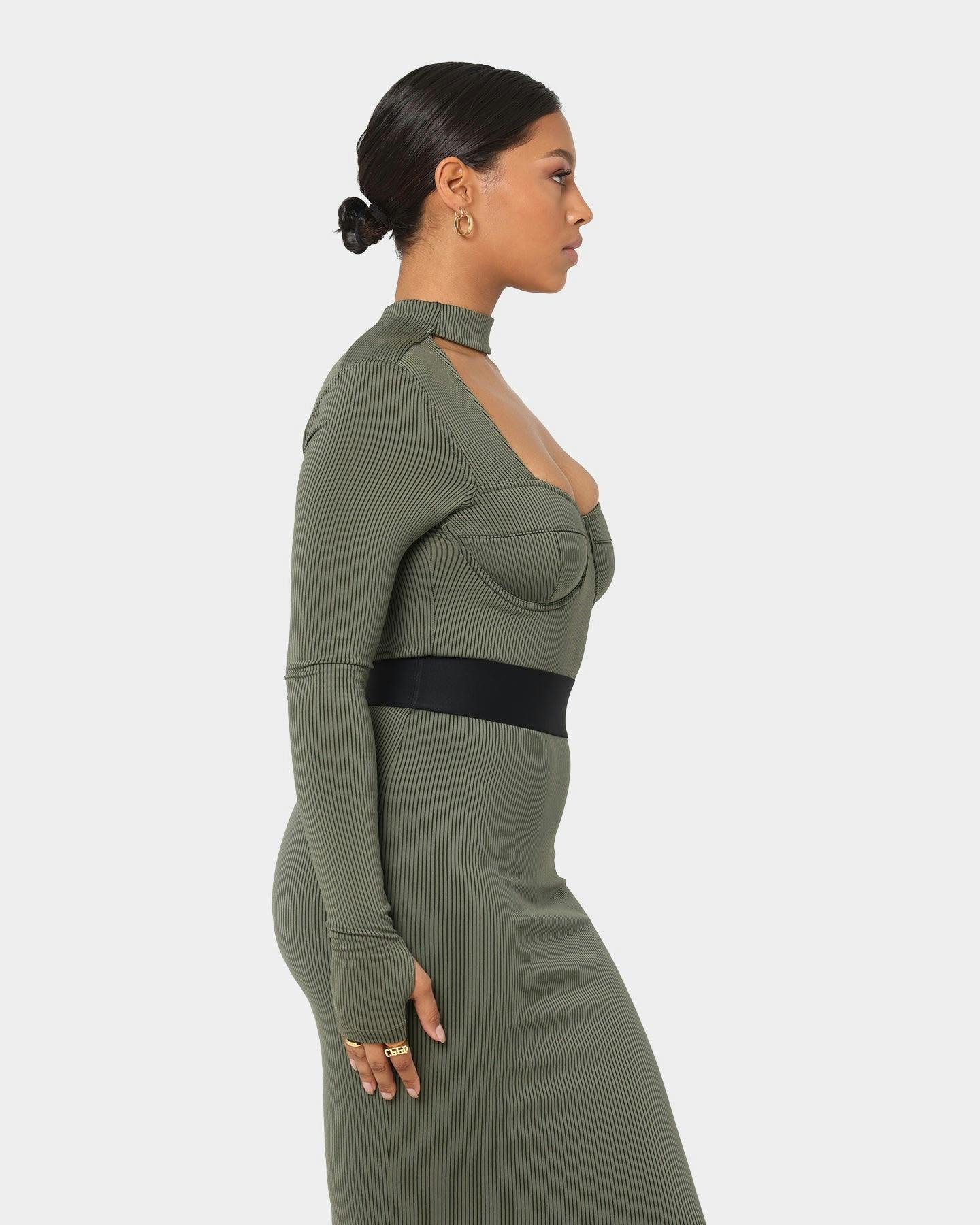 cardi b hunter green reebok