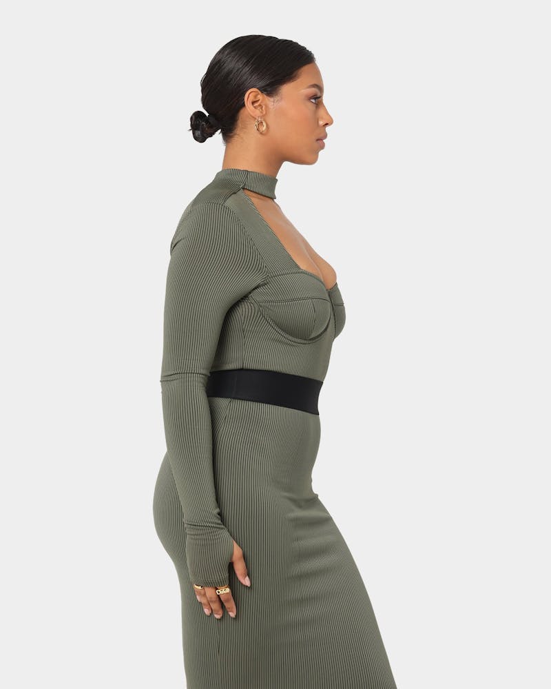 cardi b hunter green reebok