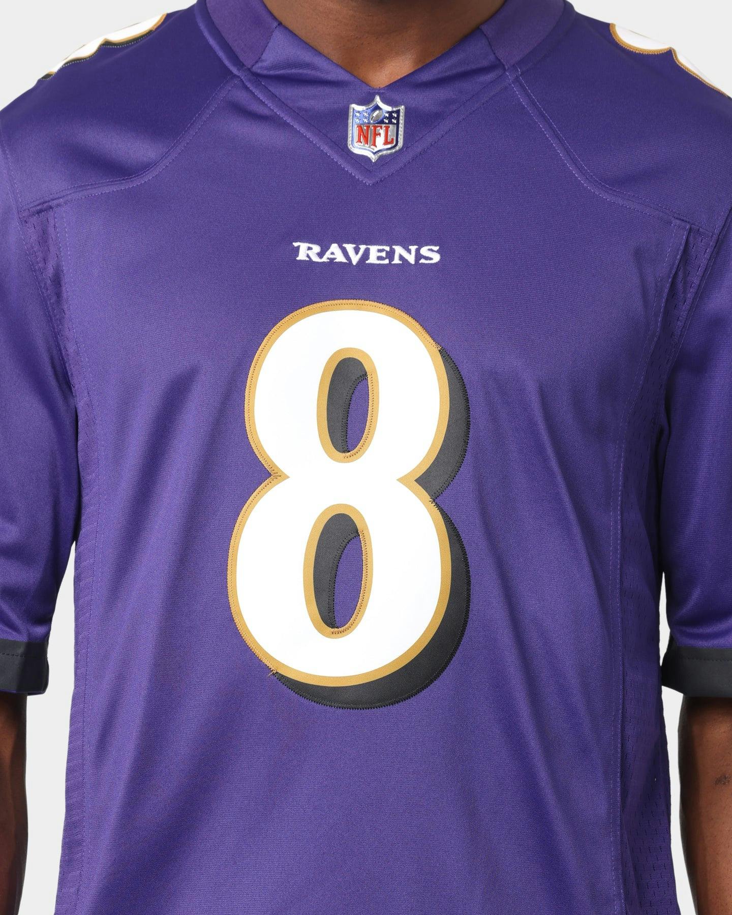 Nike Baltimore Ravens Lamar Jackson #8 Limited NFL Jersey New Orchid