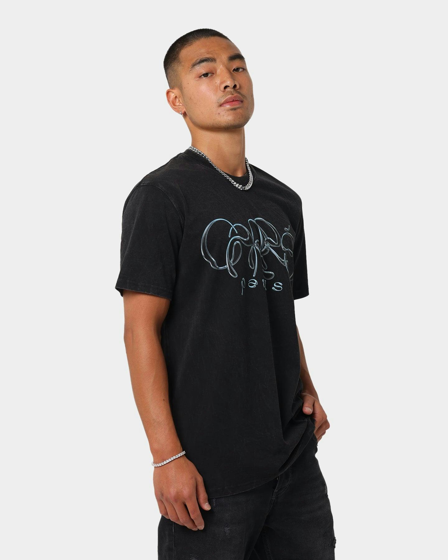 Carre Chrome Short Sleeve T-Shirt Black Wash | Culture Kings