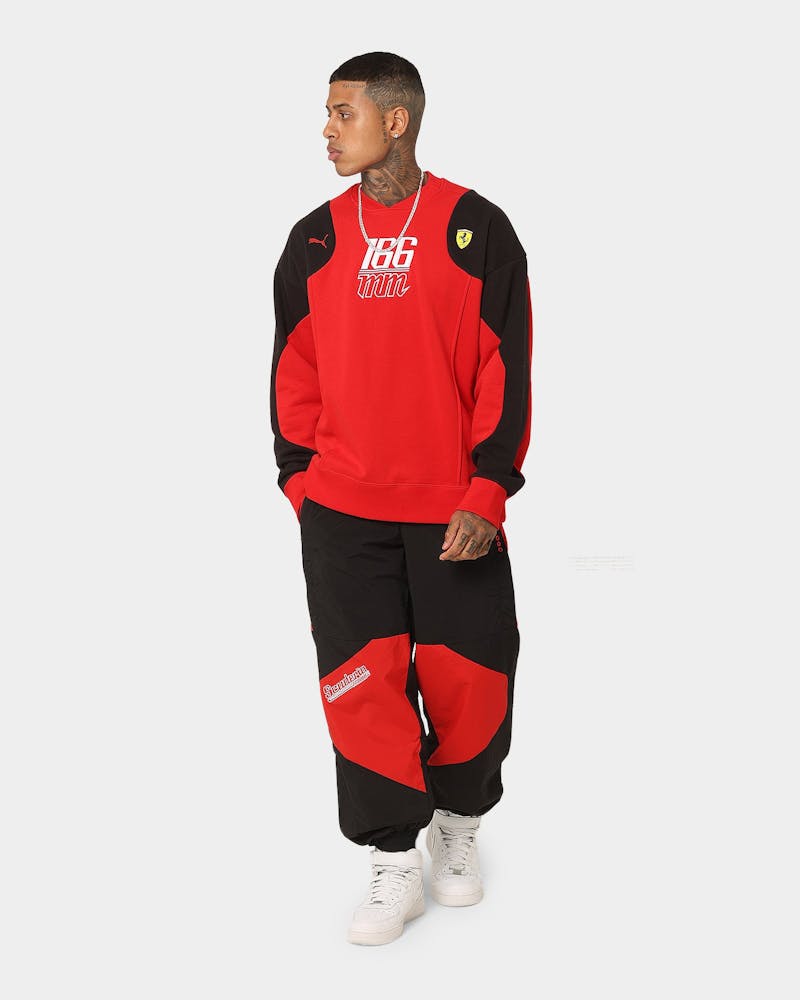 Puma X Ferrari Motorsports Race Statement Sweat Crewneck Rosso Corsa thumbnail - 2