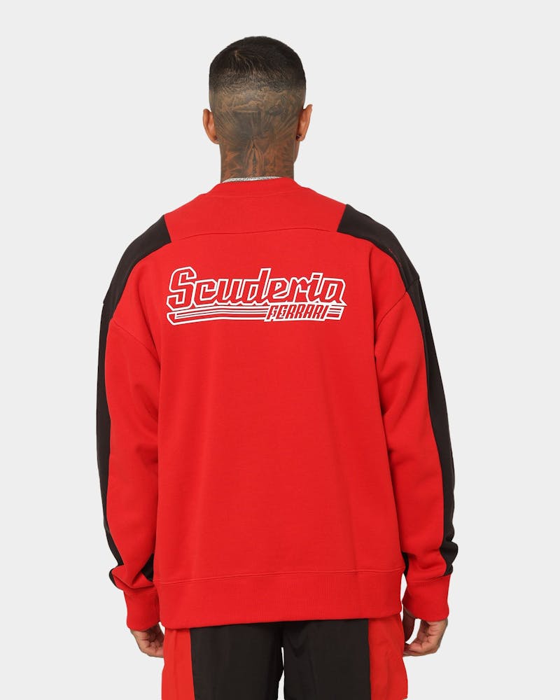 Puma X Ferrari Motorsports Race Statement Sweat Crewneck Rosso Corsa thumbnail - 3