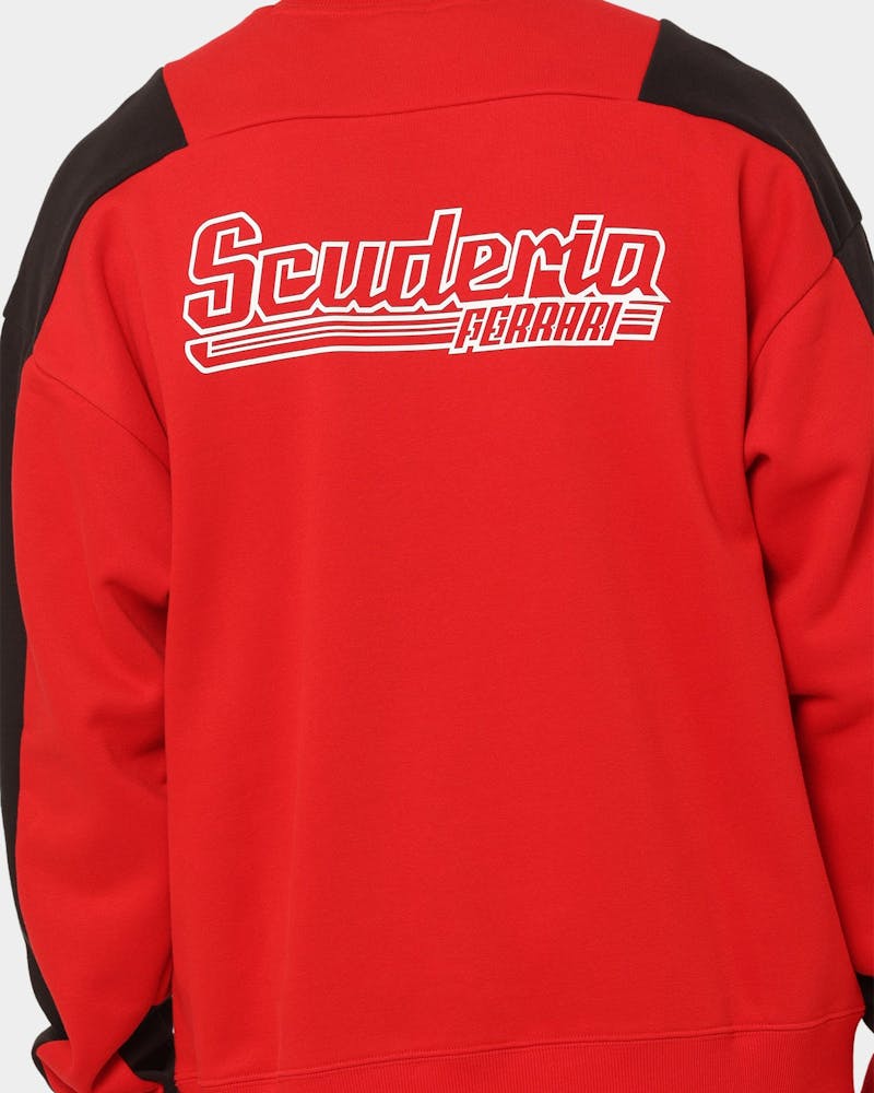 Puma X Ferrari Motorsports Race Statement Sweat Crewneck Rosso Corsa thumbnail - 5
