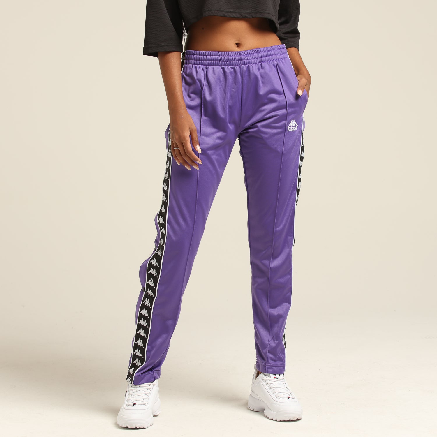 purple kappa pants