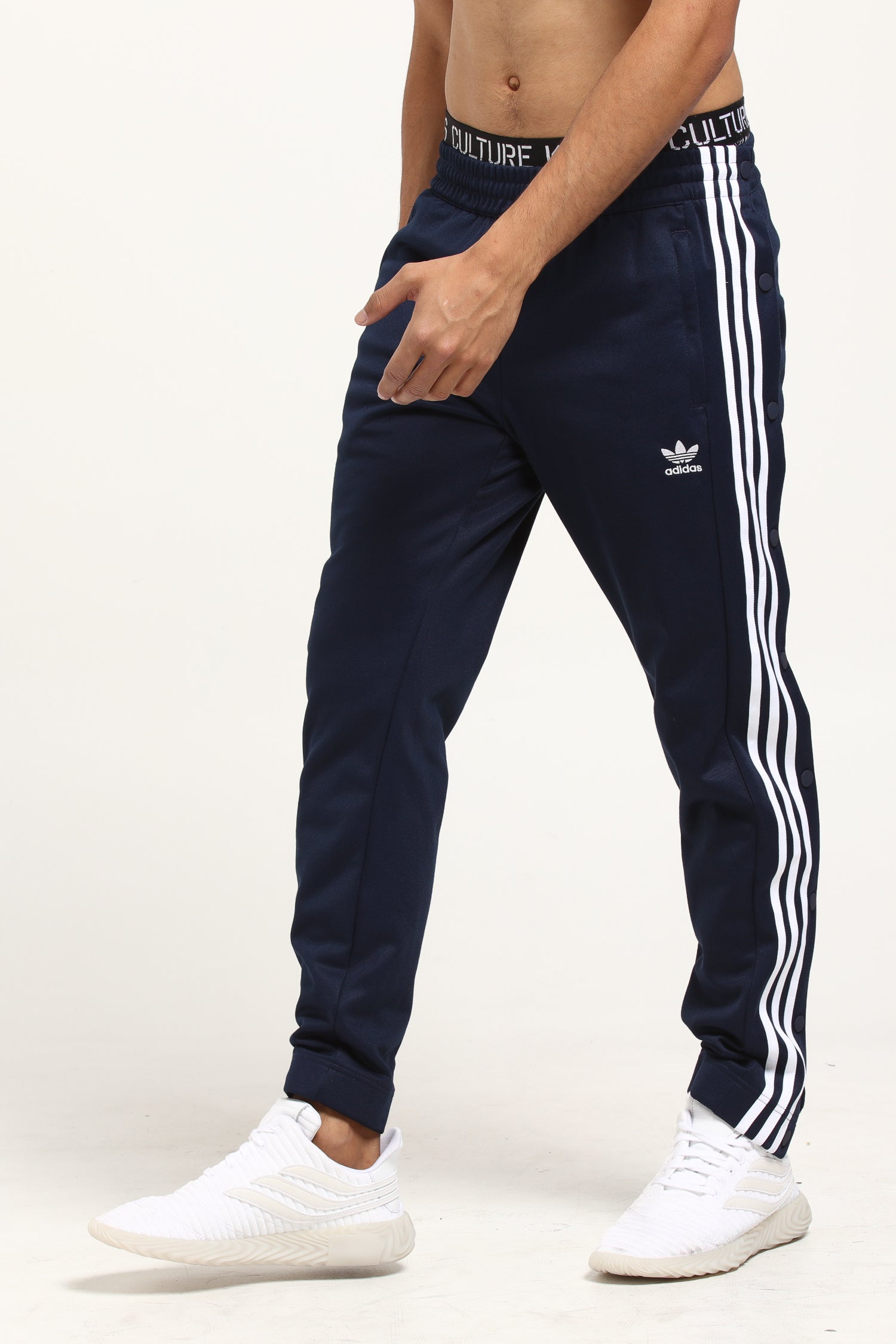 adidas button side pants